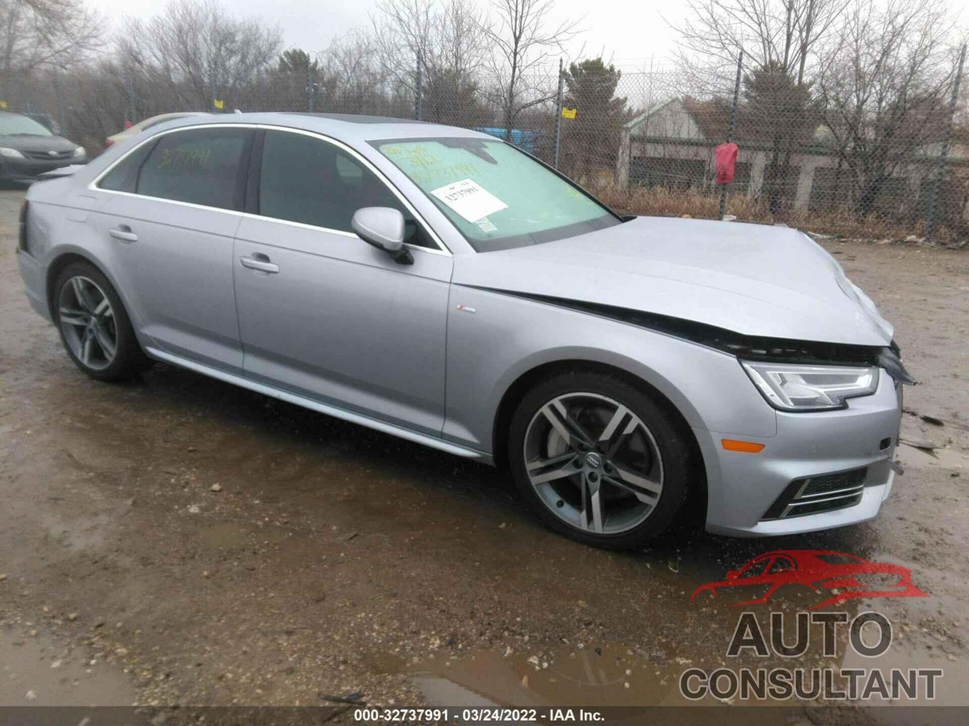 AUDI A4 2017 - WAUENAF44HN045235