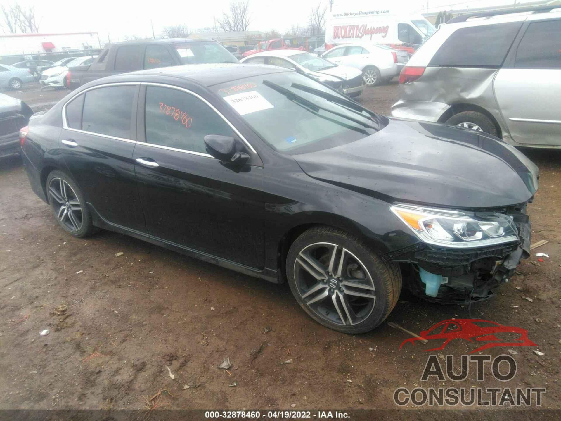 HONDA ACCORD SEDAN 2017 - 1HGCR2F51HA301014