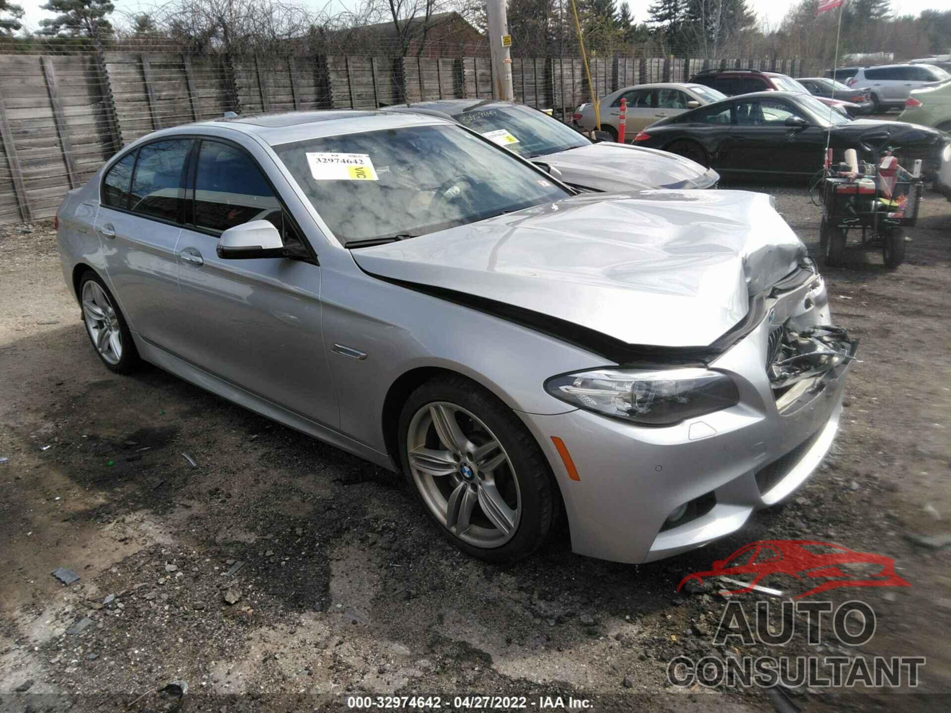 BMW 5 SERIES 2016 - WBA5B3C50GG256503