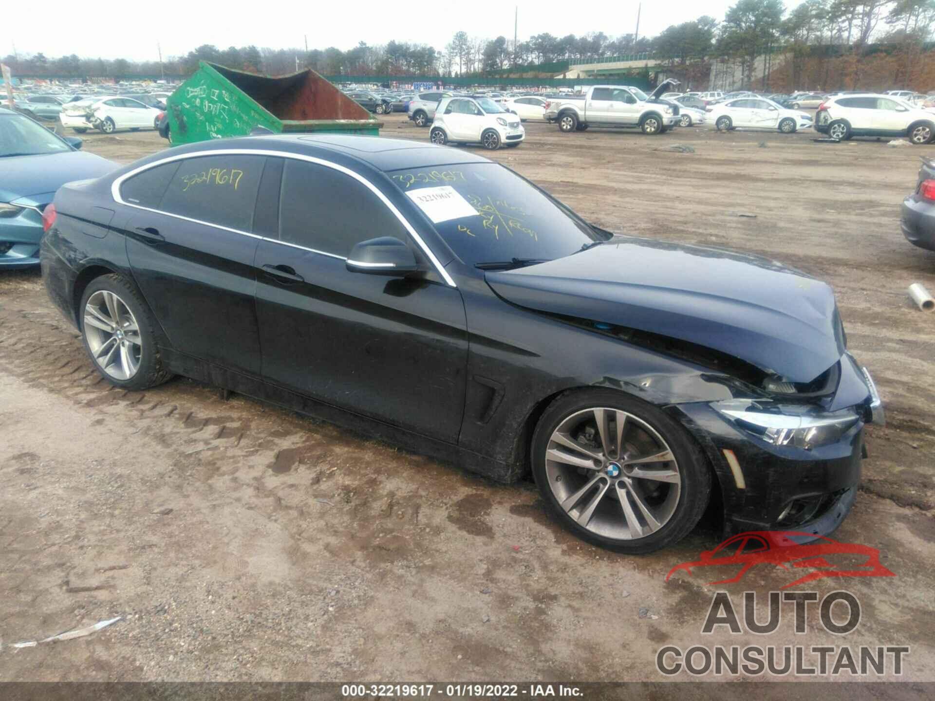 BMW 4 SERIES 2019 - WBA4J1C57KBM16336