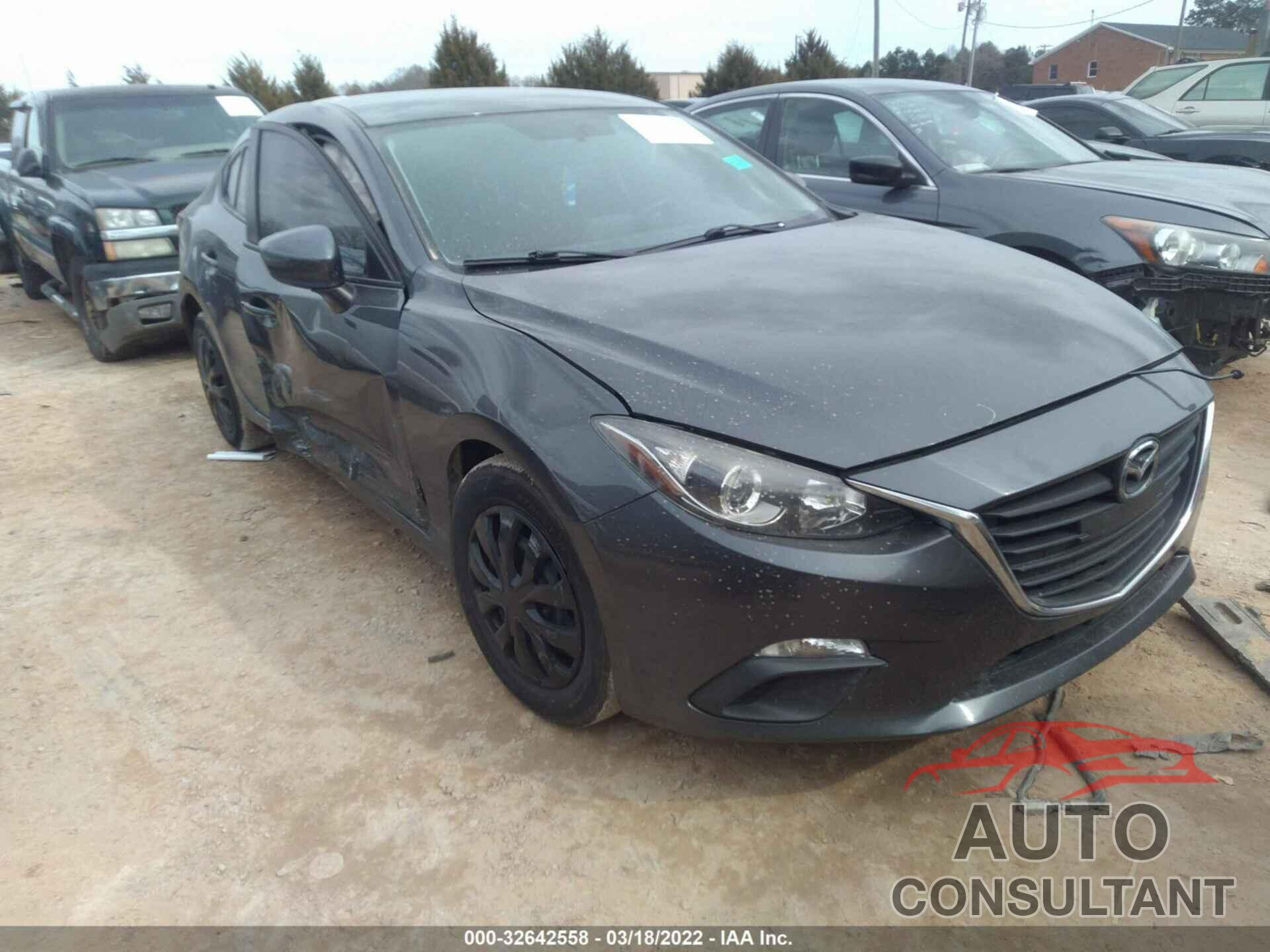 MAZDA MAZDA3 2016 - JM1BM1T77G1344358