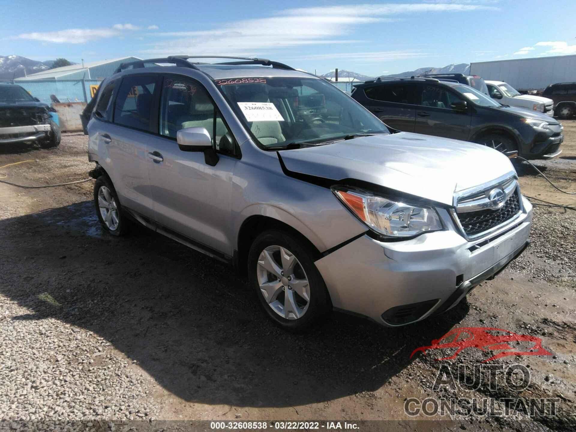 SUBARU FORESTER 2016 - JF2SJADCXGH434827