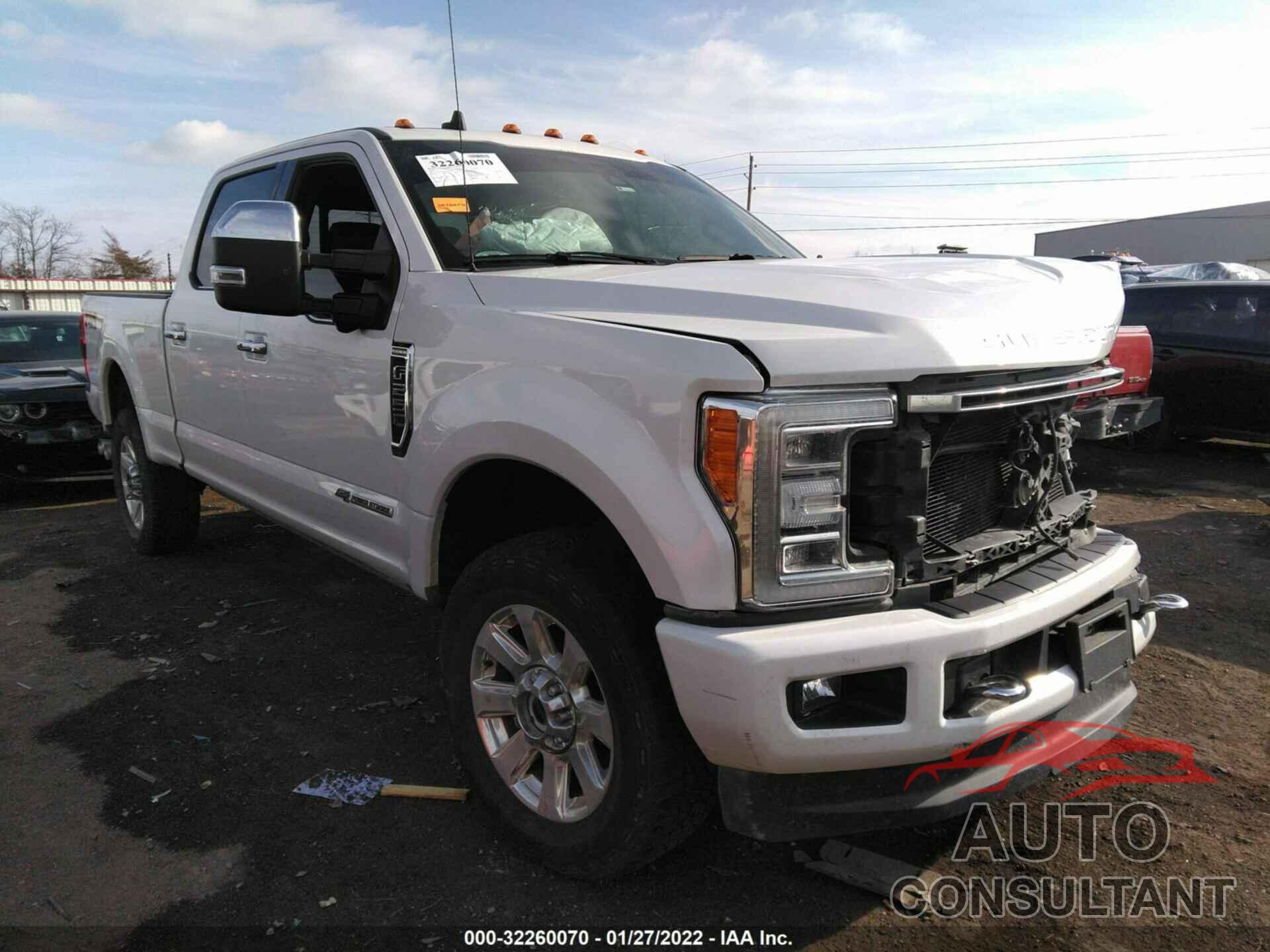 FORD SUPER DUTY F-250 SRW 2019 - 1FT7W2BT1KEG64961