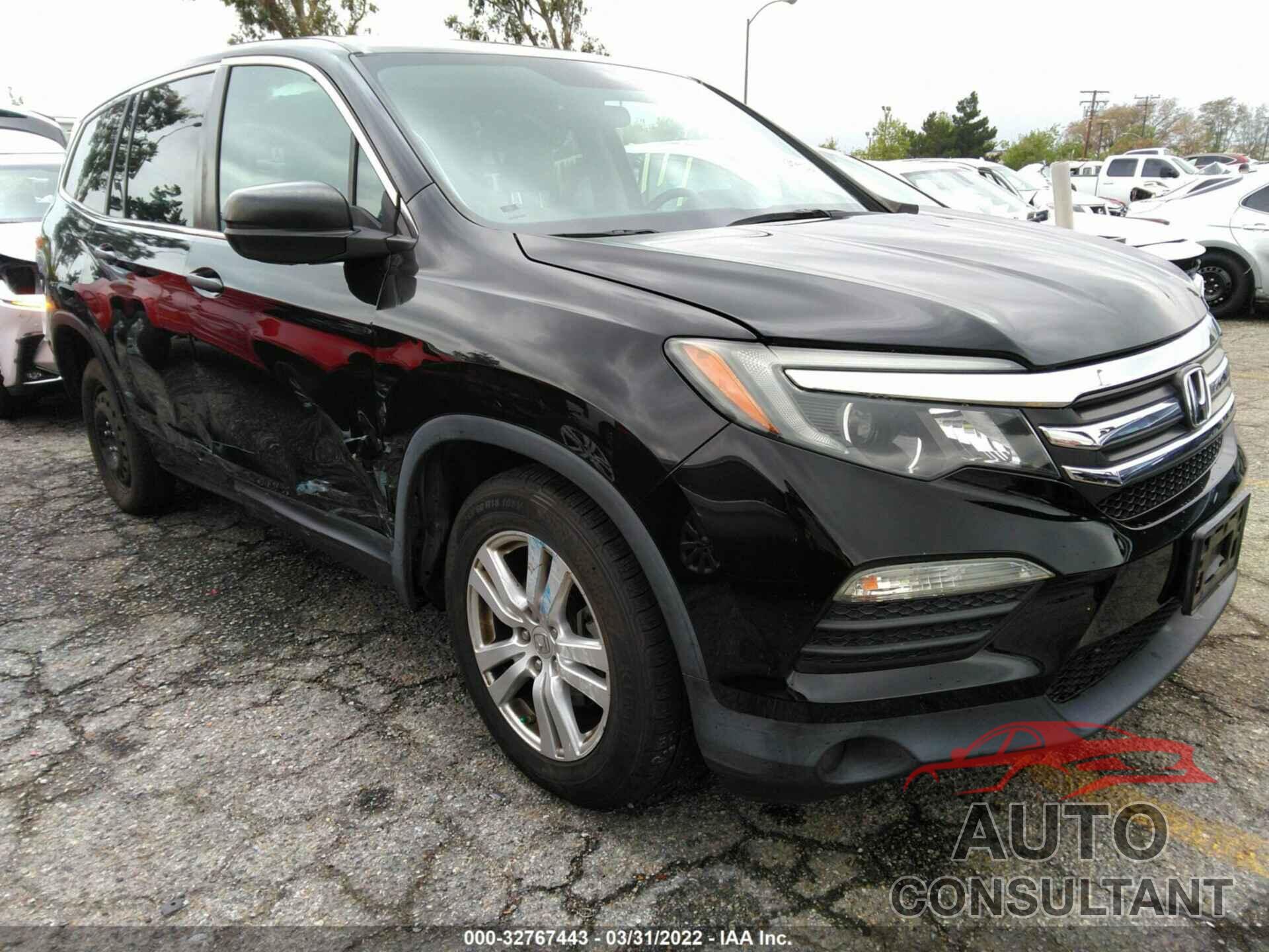 HONDA PILOT 2016 - 5FNYF5H12GB027661