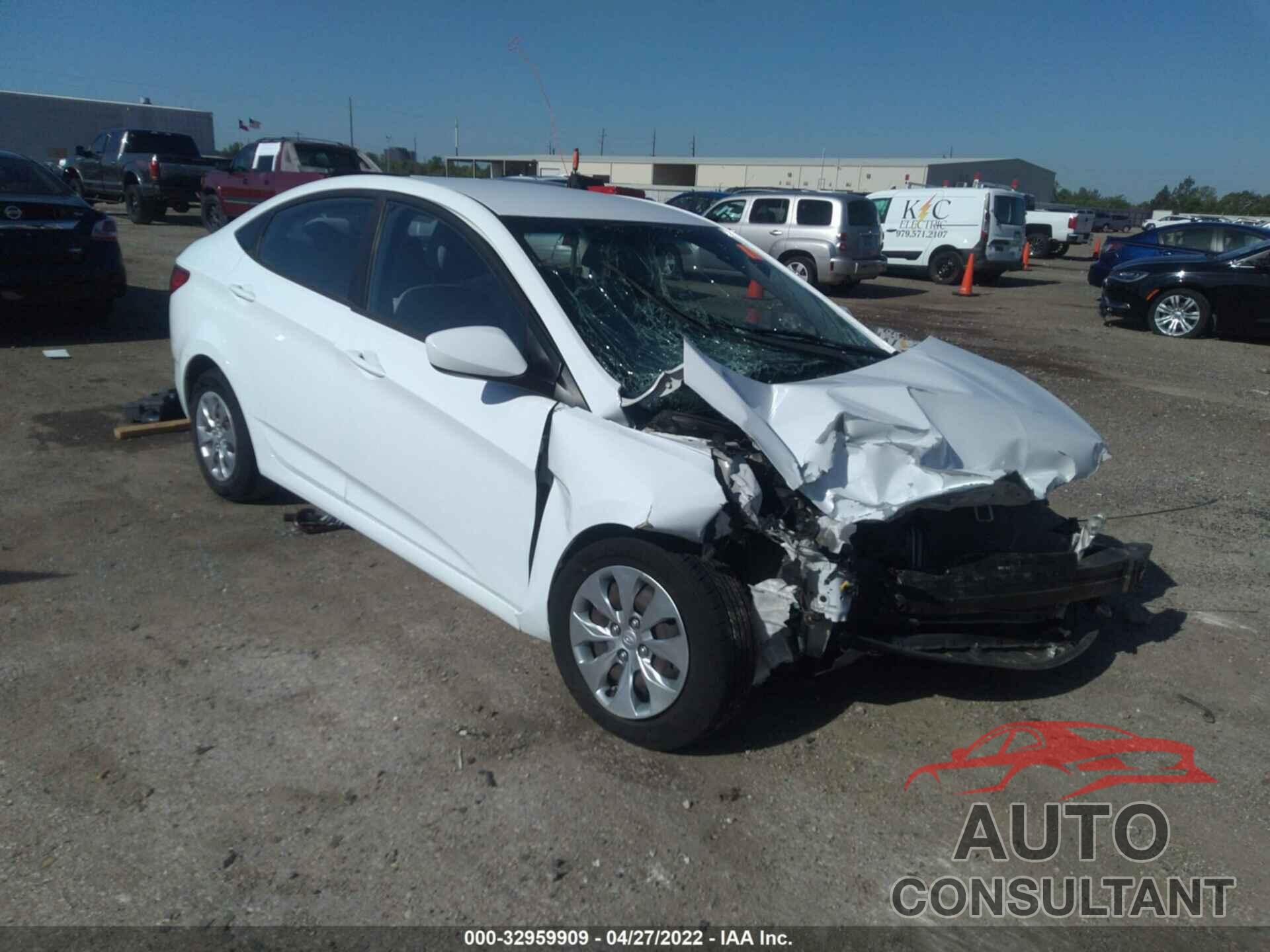 HYUNDAI ACCENT 2016 - KMHCT4AE6GU027658