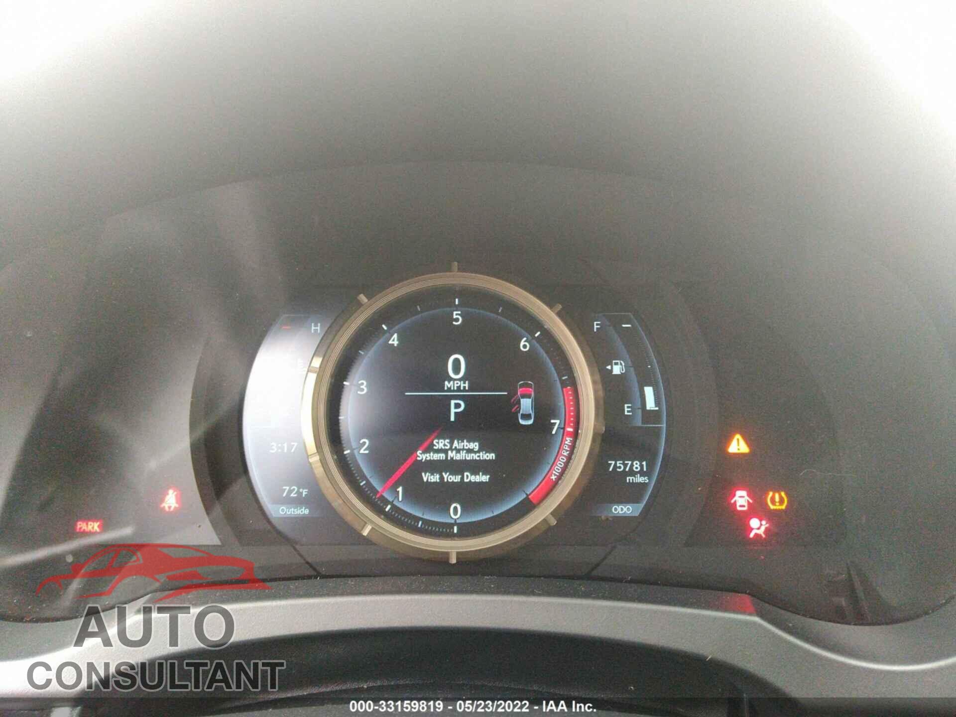 LEXUS IS 2017 - JTHCE1D27H5014331