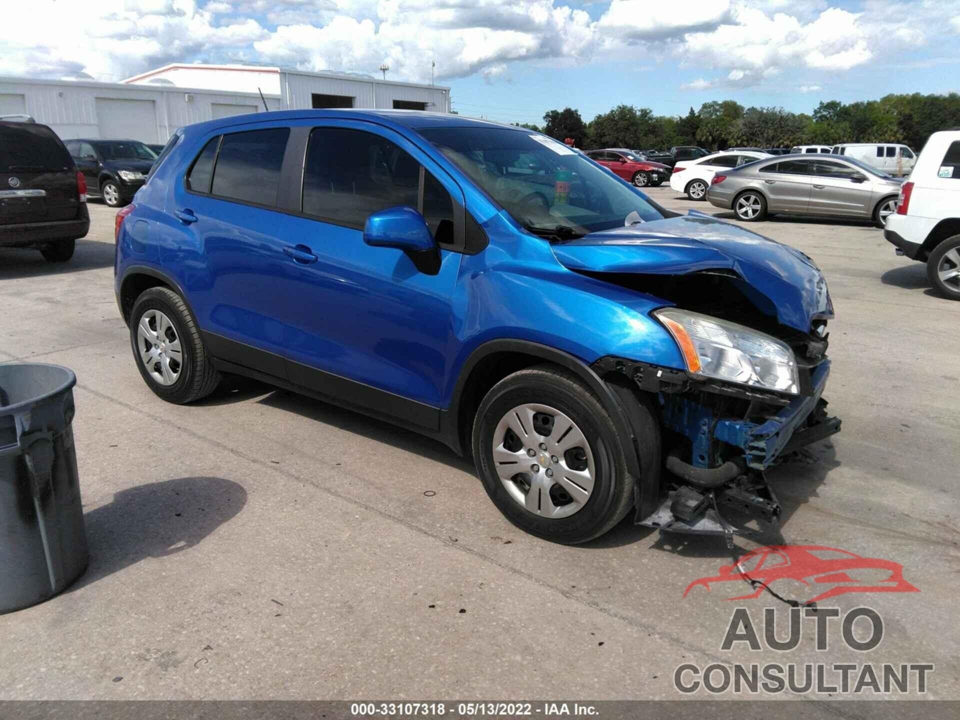 CHEVROLET TRAX 2016 - KL7CJKSBXGB615798