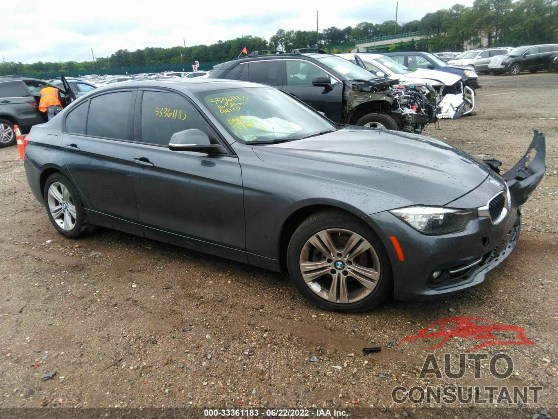 BMW 3 SERIES 2016 - WBA8E9G52GNU29385