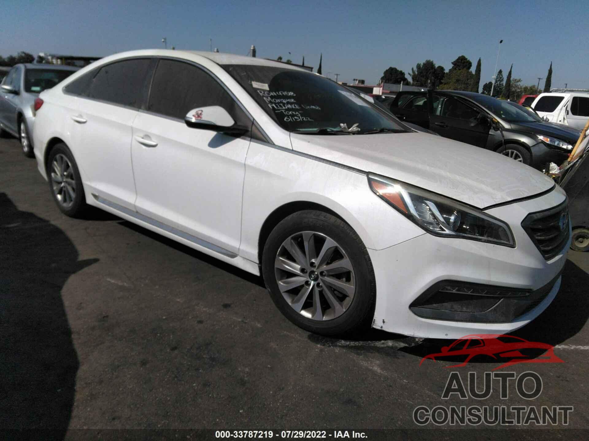 HYUNDAI SONATA 2016 - 5NPE34AF9GH319465