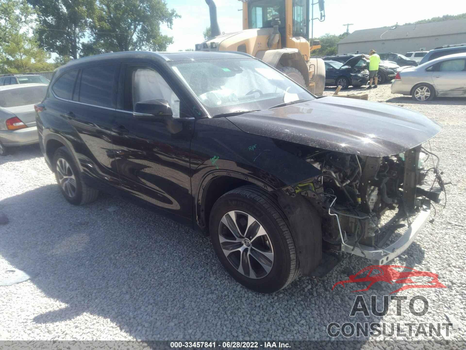 TOYOTA HIGHLANDER 2021 - 5TDGZRAH9MS053196