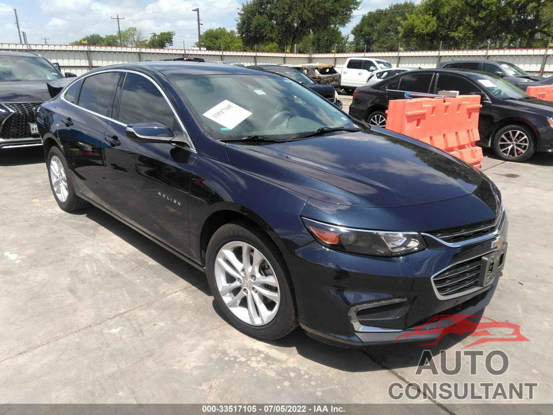 CHEVROLET MALIBU 2016 - 1G1ZE5ST5GF341049