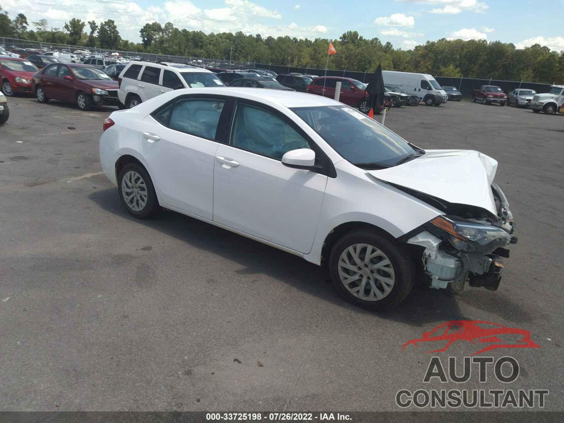 TOYOTA COROLLA 2019 - 5YFBURHE1KP860886