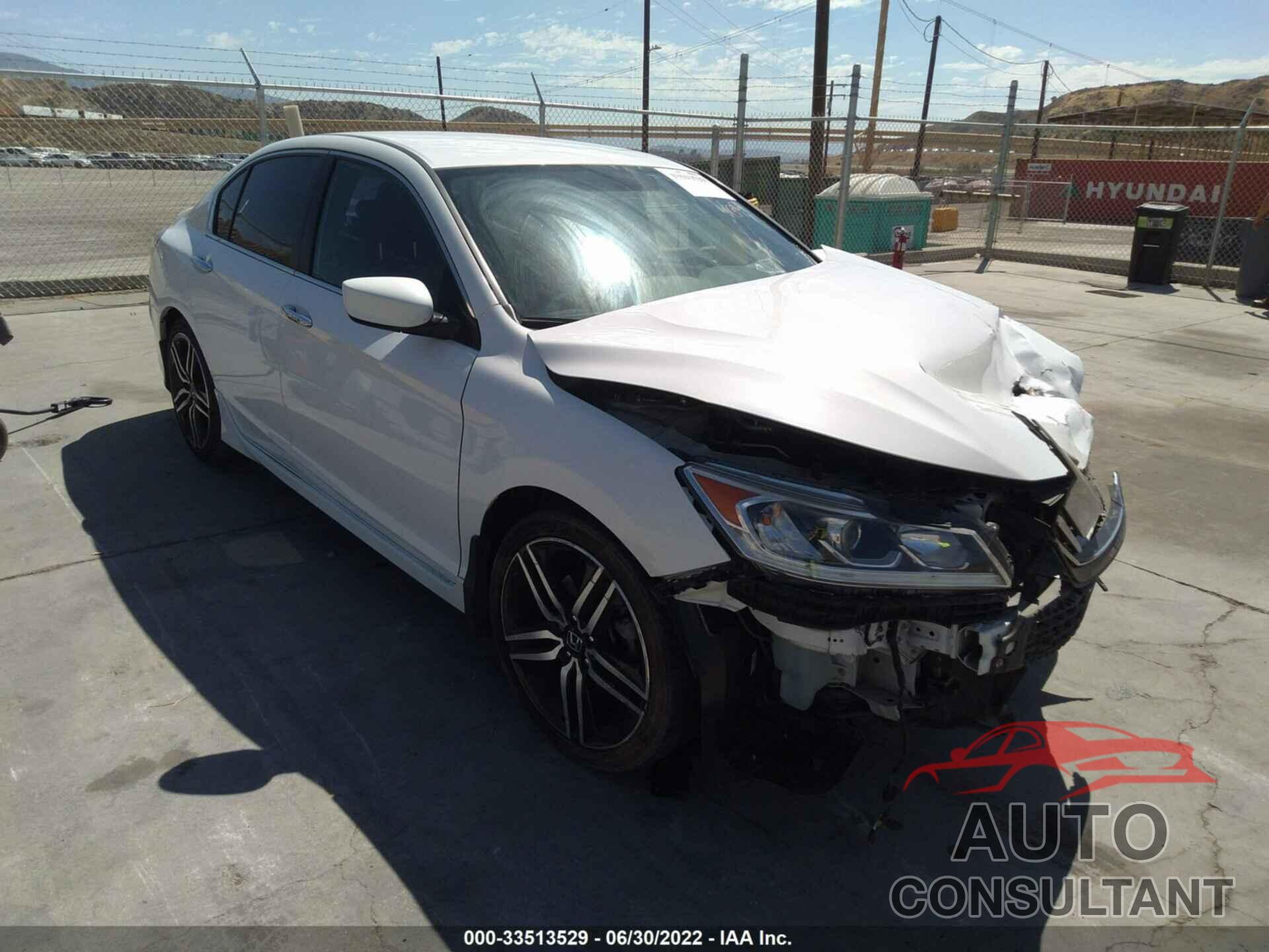 HONDA ACCORD SEDAN 2017 - 1HGCR2F12HA130206