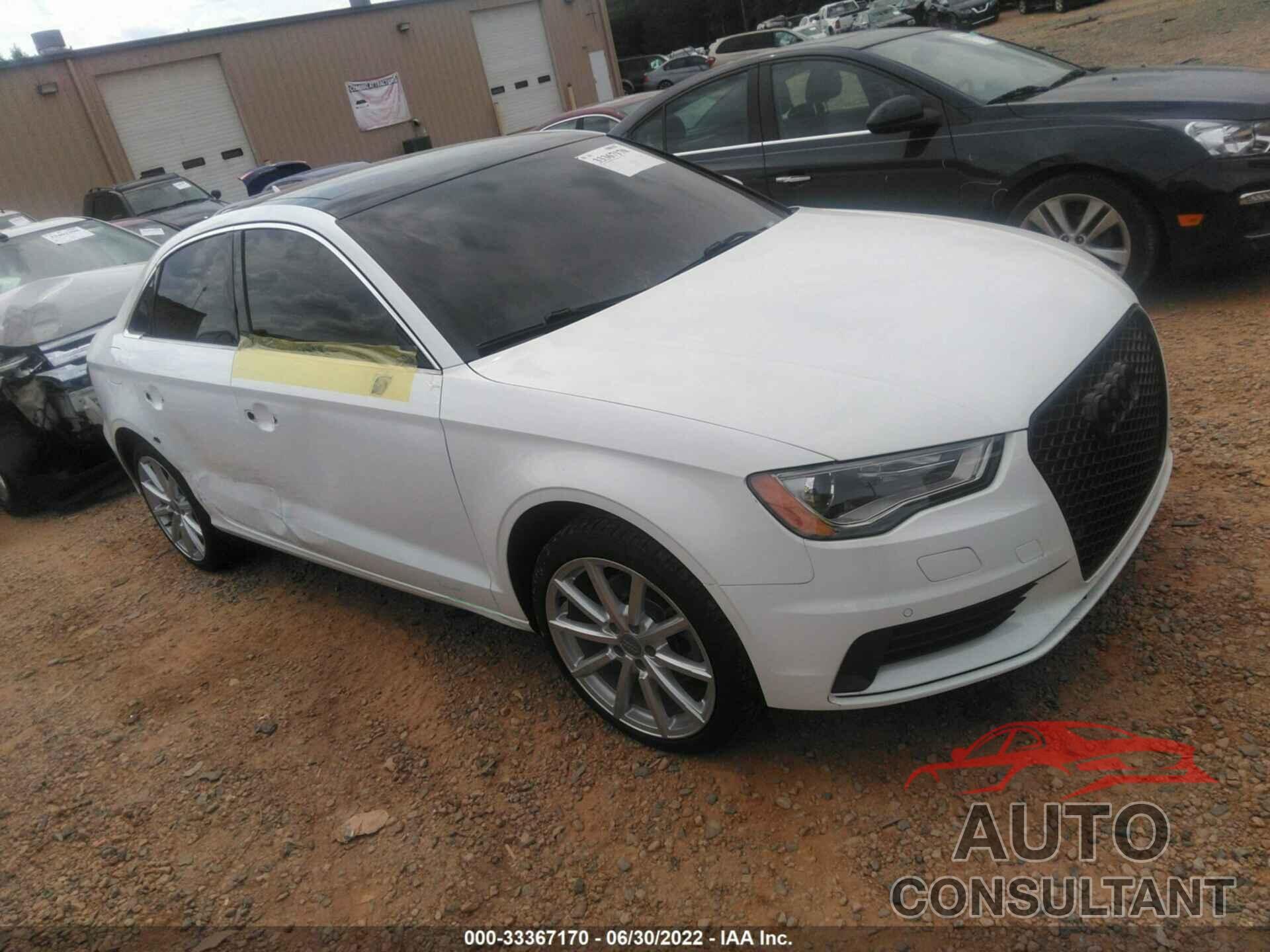 AUDI A3 2016 - WAUE8GFF1G1100516