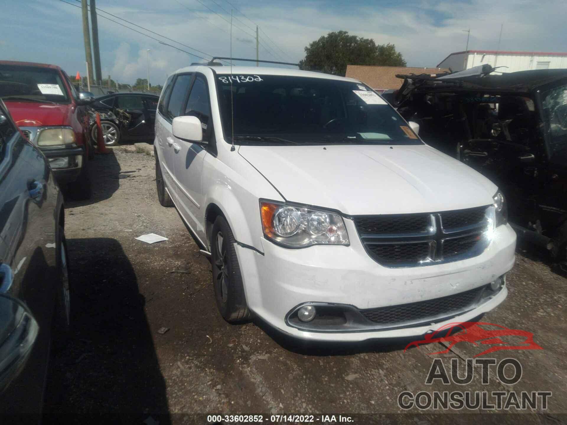 DODGE GRAND CARAVAN 2017 - 2C4RDGCGXHR814302