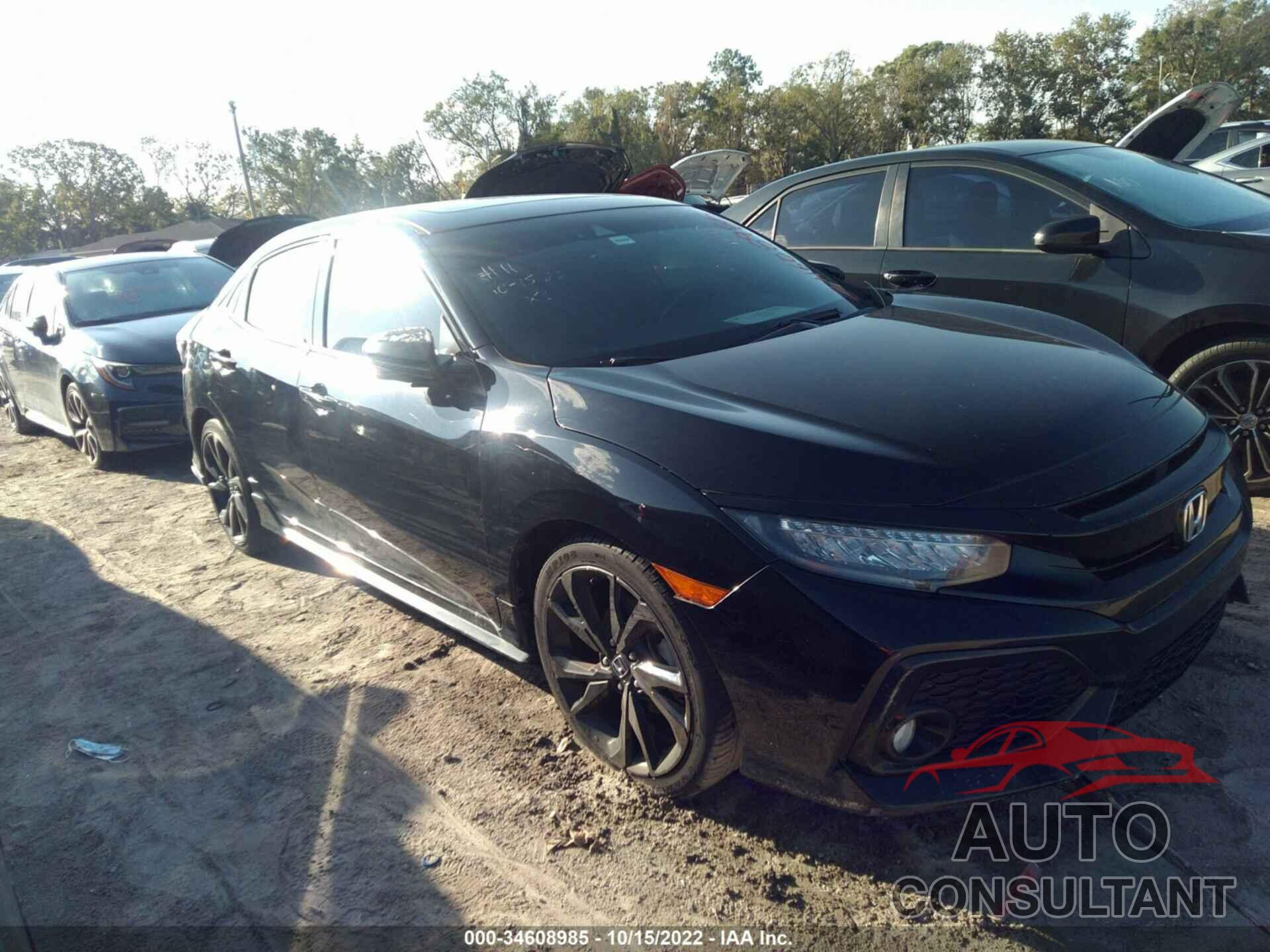 HONDA CIVIC HATCHBACK 2019 - SHHFK7H98KU216651