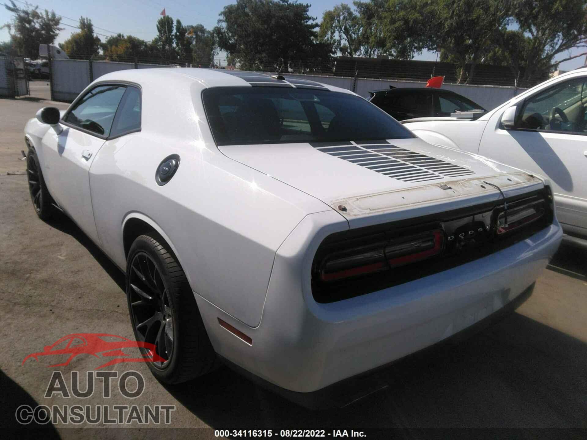 DODGE CHALLENGER 2016 - 2C3CDZAG1GH119655