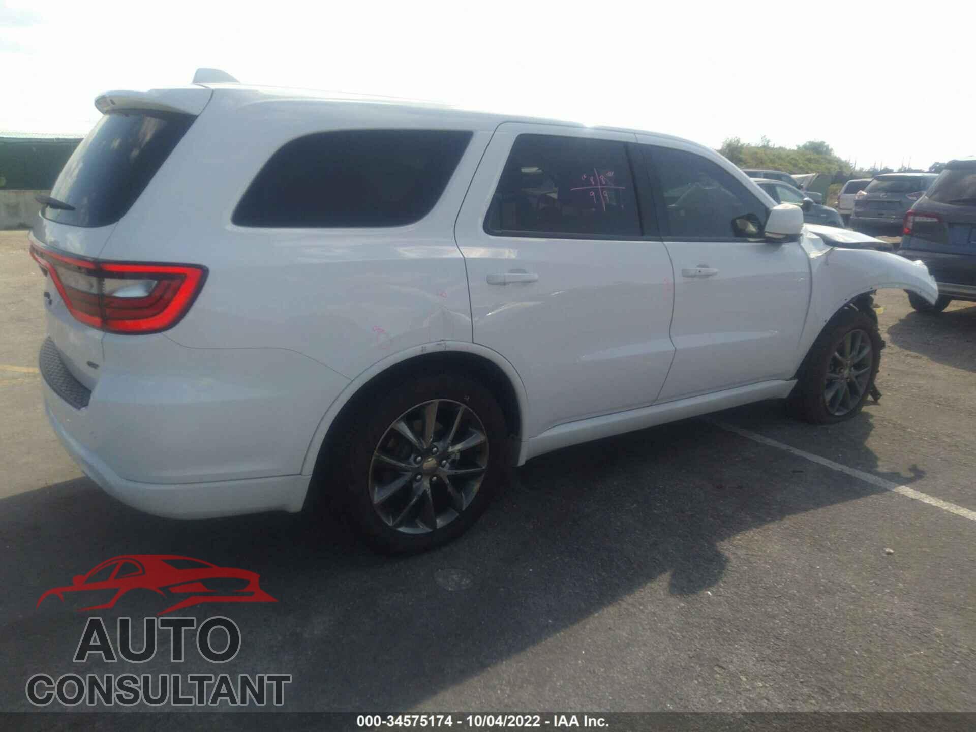 DODGE DURANGO 2017 - 1C4RDHDG3HC823646