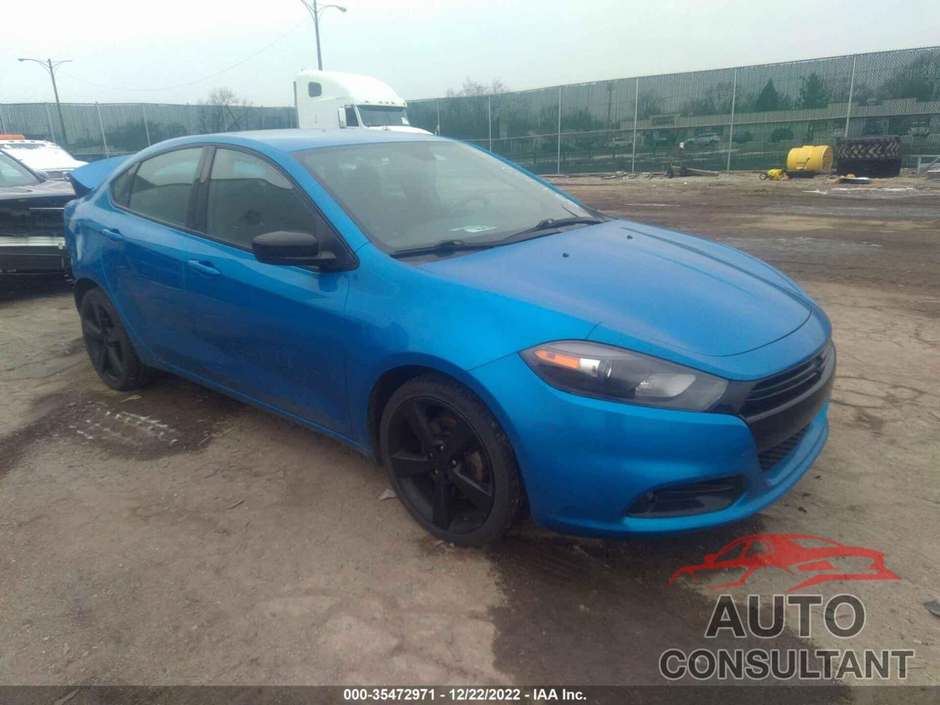 DODGE DART 2015 - 1C3CDFBB6FD422220