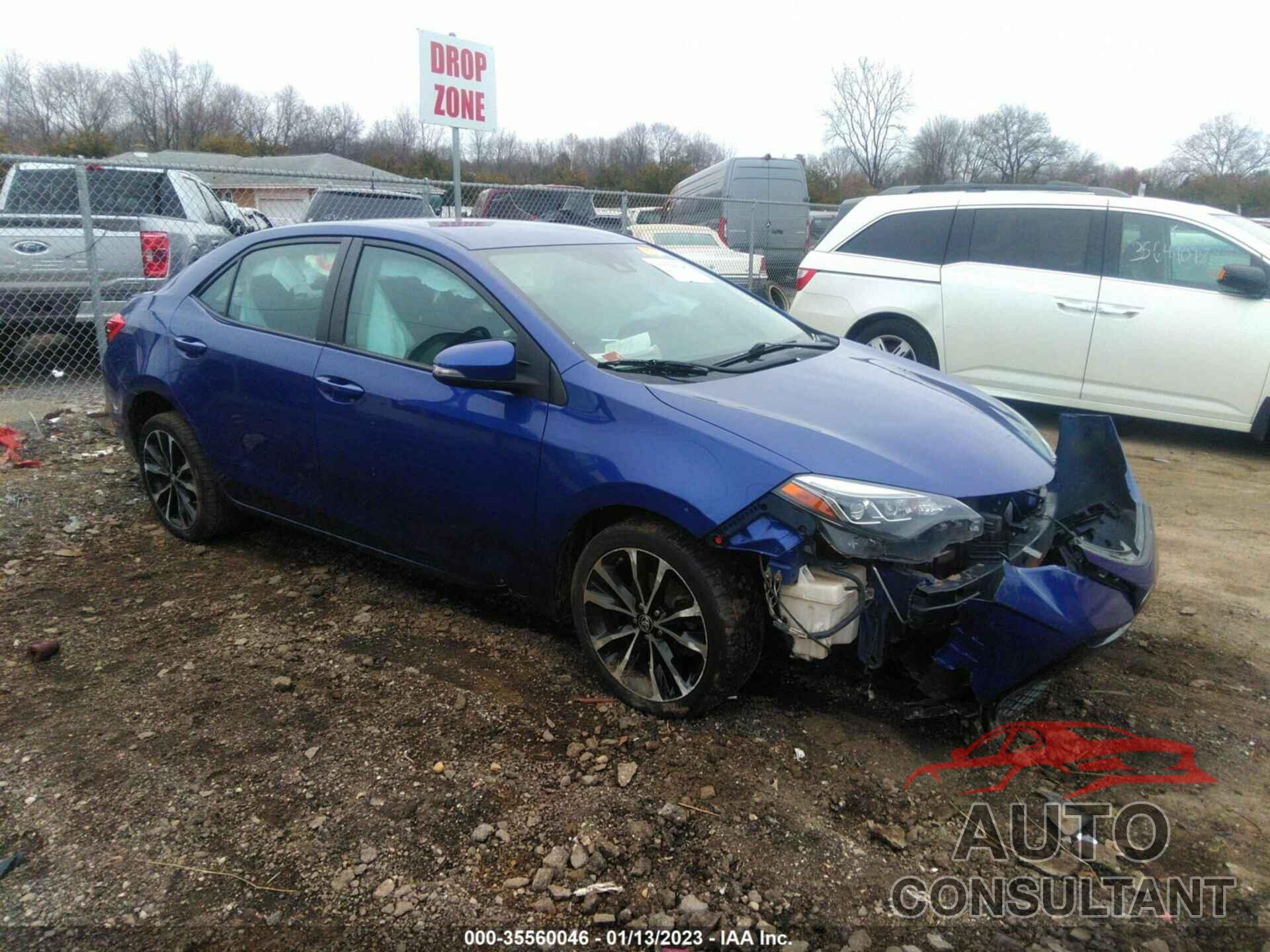 TOYOTA COROLLA 2017 - 2T1BURHE5HC748620