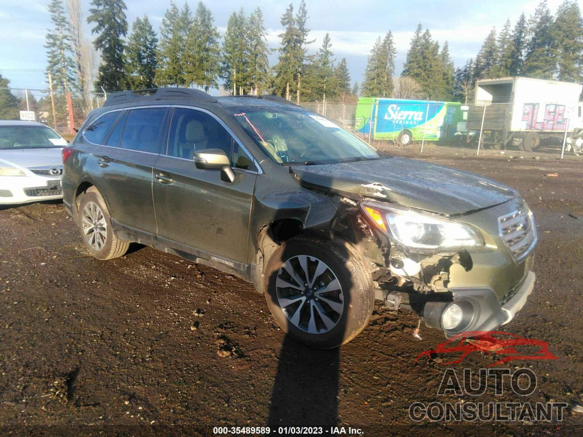 SUBARU OUTBACK 2016 - 4S4BSENC1G3341804