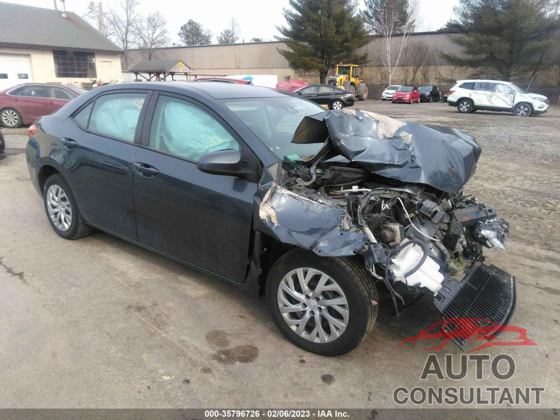 TOYOTA COROLLA 2017 - 2T1BURHE2HC831356