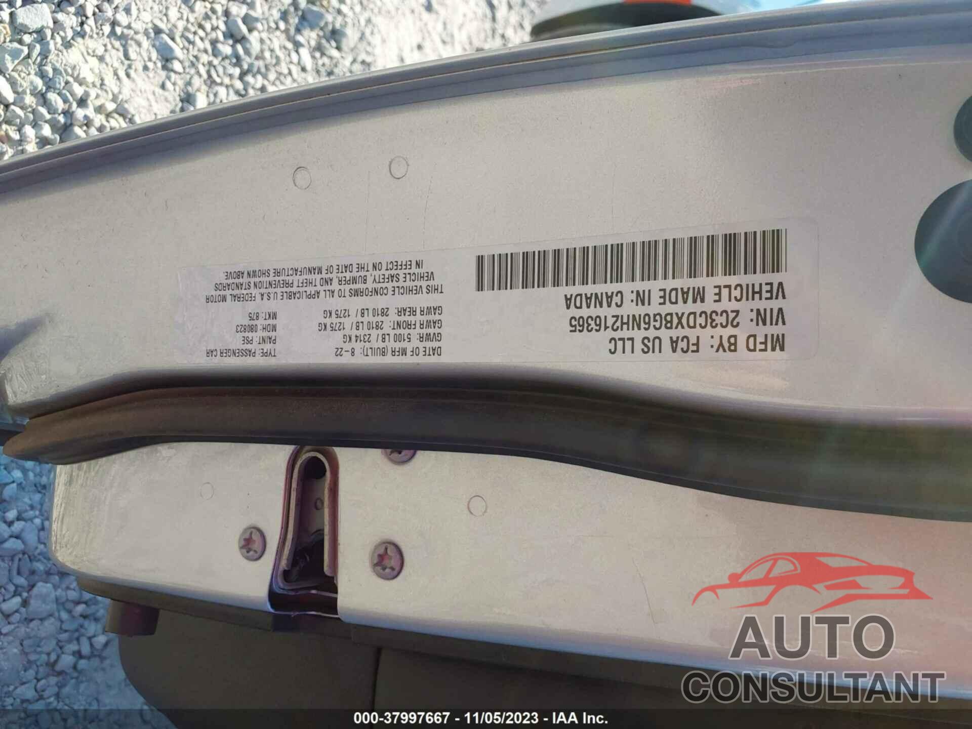 DODGE CHARGER 2022 - 2C3CDXBG6NH216365