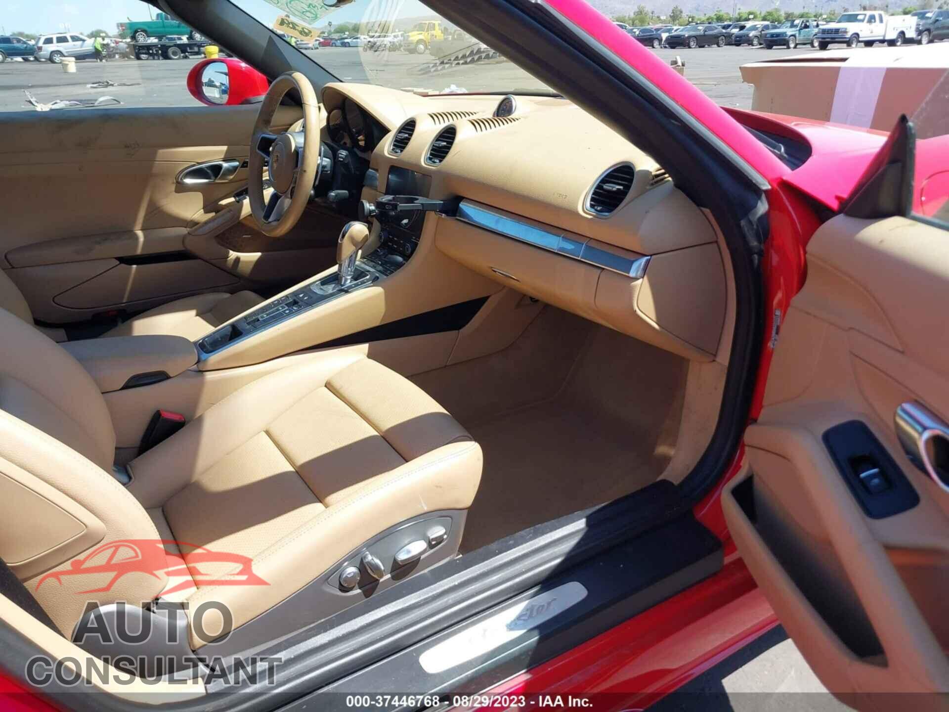 PORSCHE 718 BOXSTER 2017 - WP0CA2A85HS221121