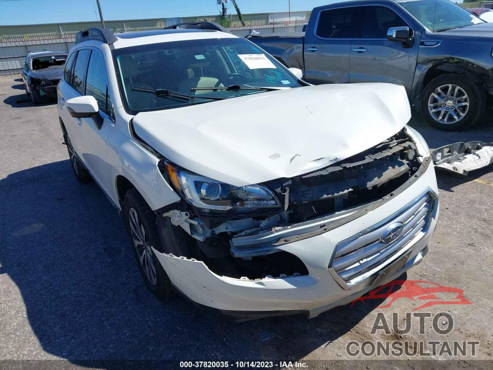SUBARU OUTBACK 2016 - 4S4BSBNC7G3287777