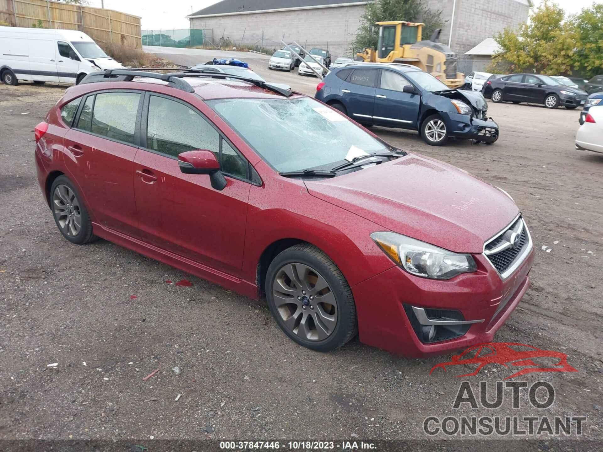 SUBARU IMPREZA 2015 - JF1GPAV65F8297019