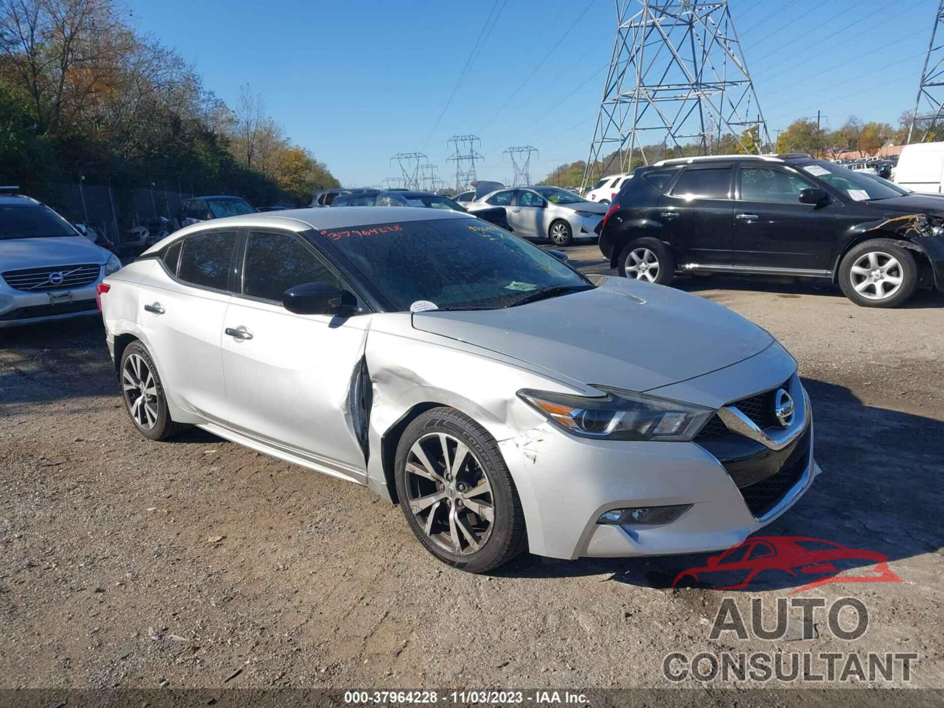 NISSAN MAXIMA 2017 - 1N4AA6APXHC431042