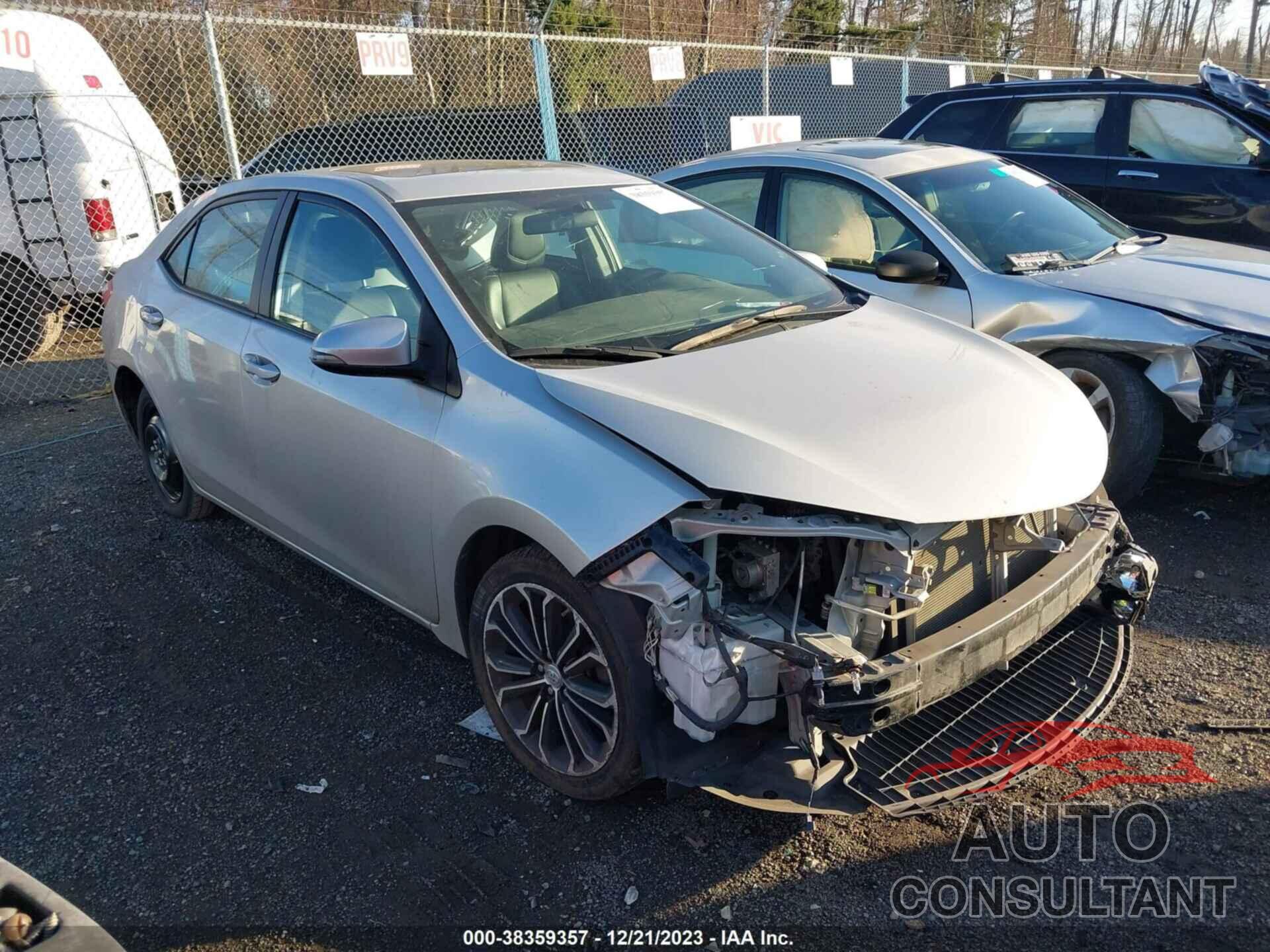TOYOTA COROLLA 2016 - 2T1BURHE5GC564020