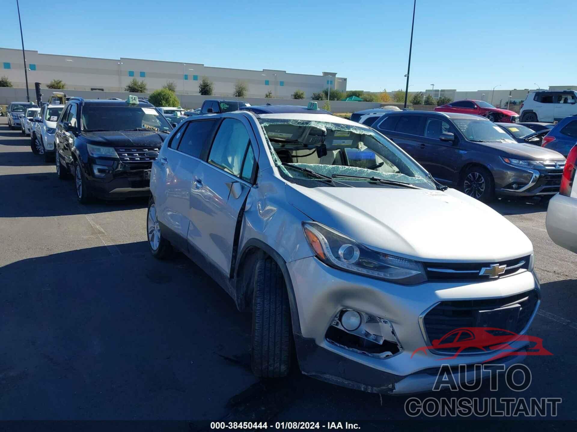 CHEVROLET TRAX 2018 - 3GNCJMSBXJL314458