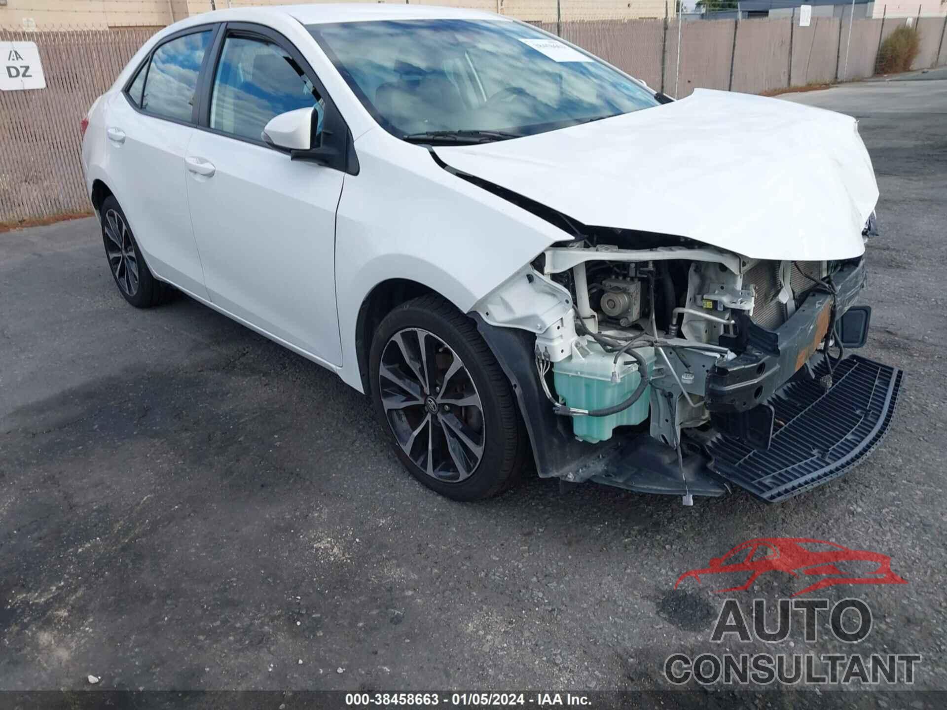 TOYOTA COROLLA 2017 - 5YFBURHE7HP643254
