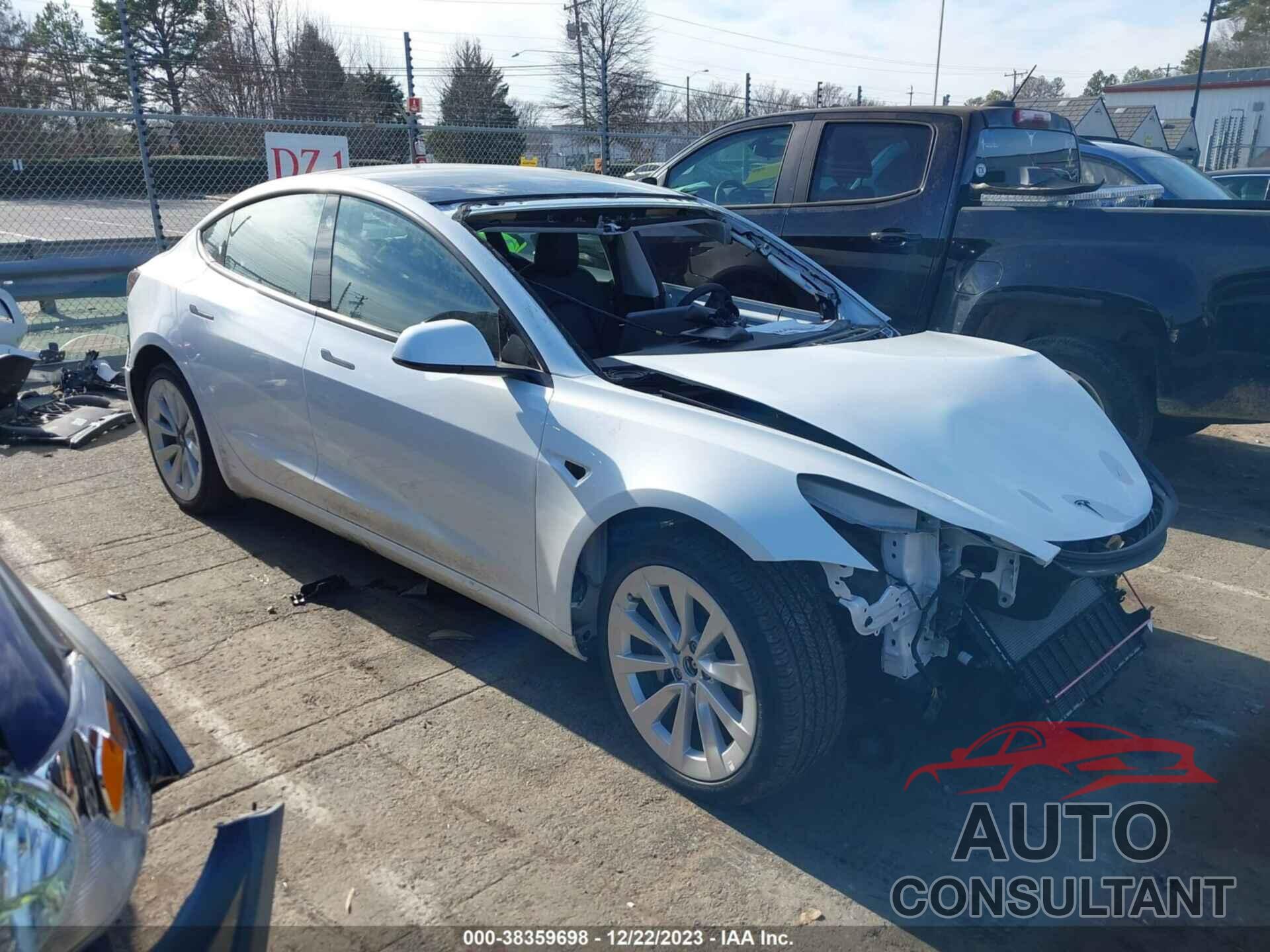 TESLA MODEL 3 2022 - 5YJ3E1EB8NF259519