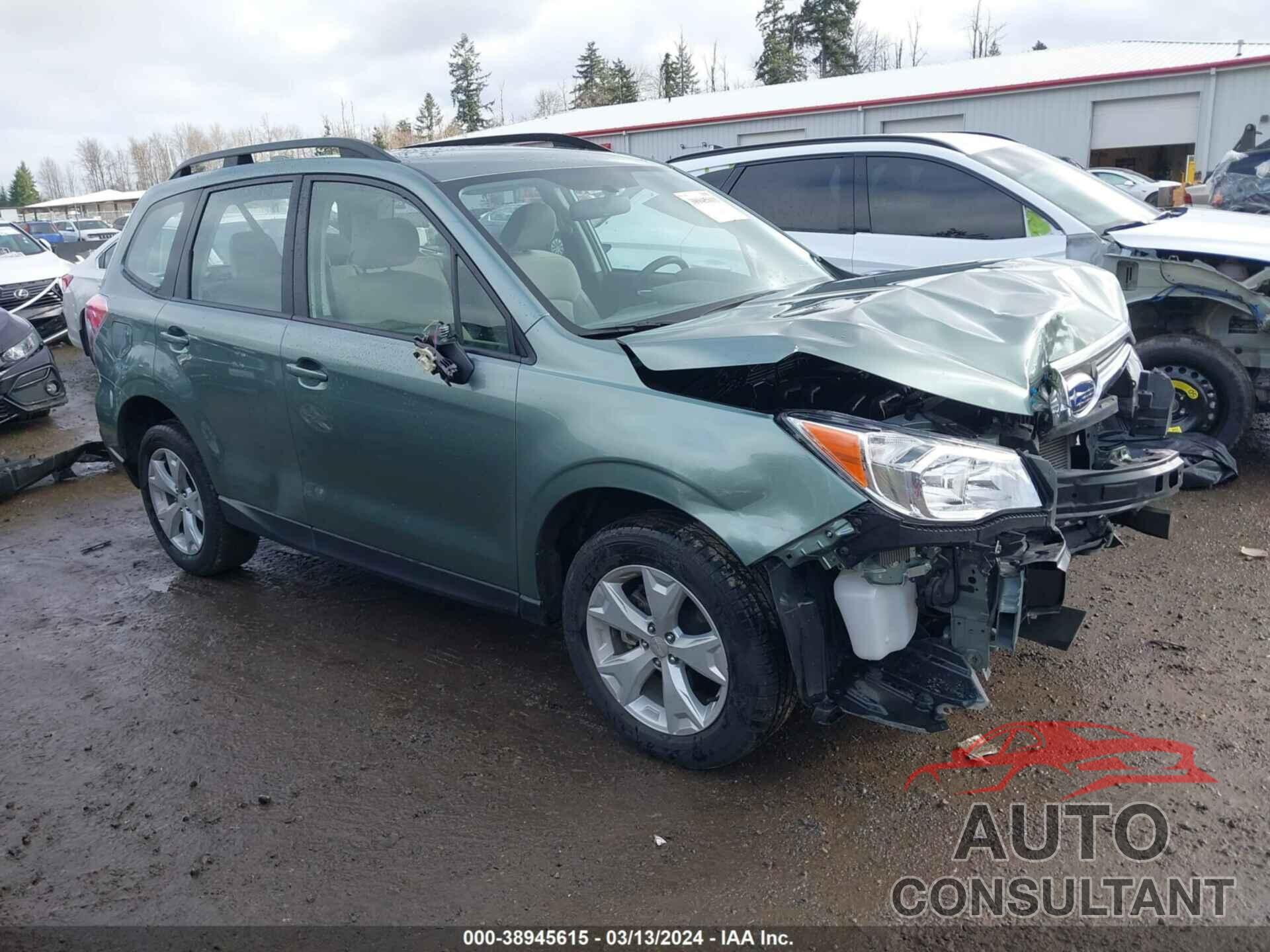 SUBARU FORESTER 2016 - JF2SJABC2GH463628