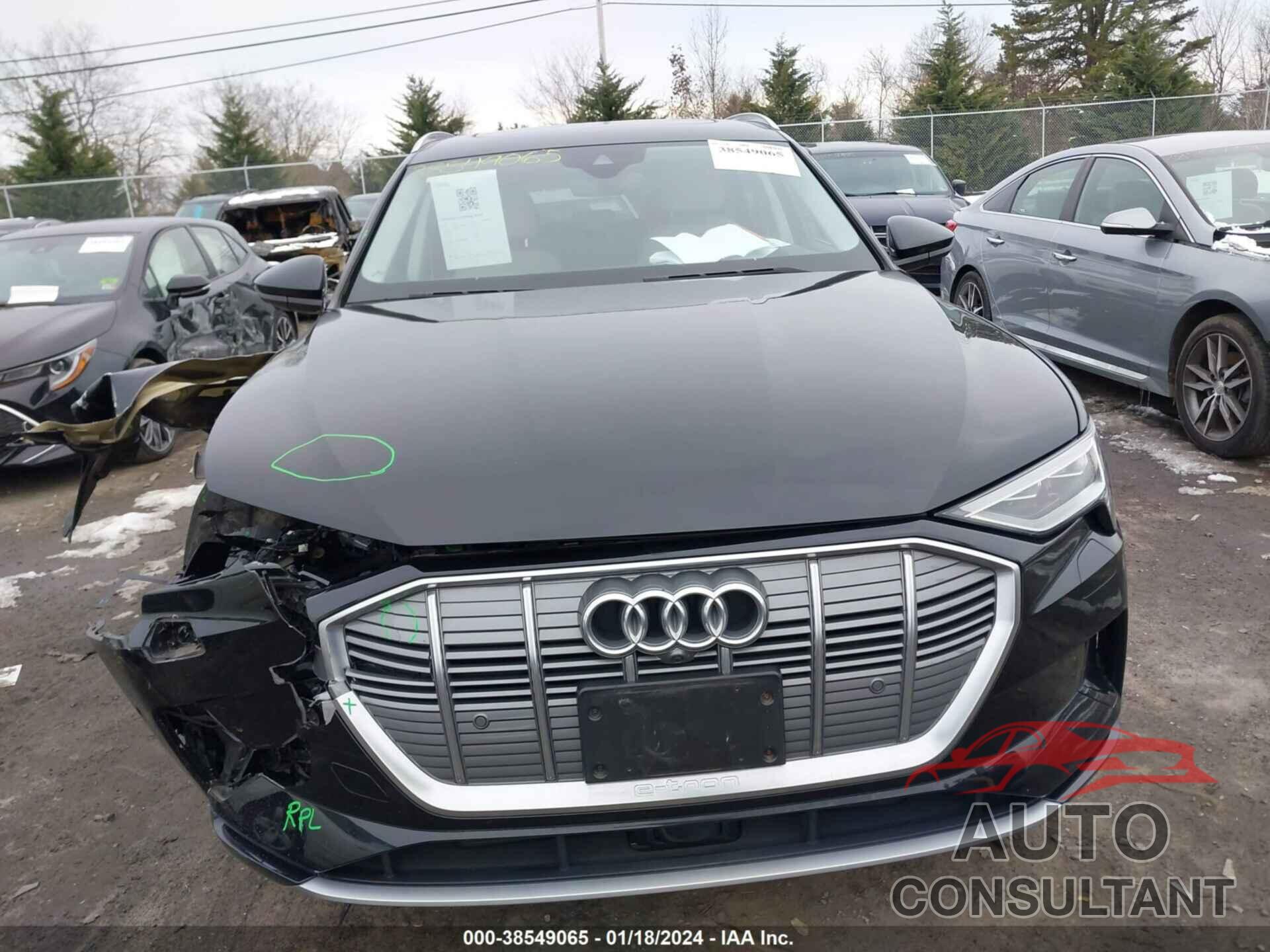 AUDI E-TRON 2019 - WA1VAAGE5KB010132