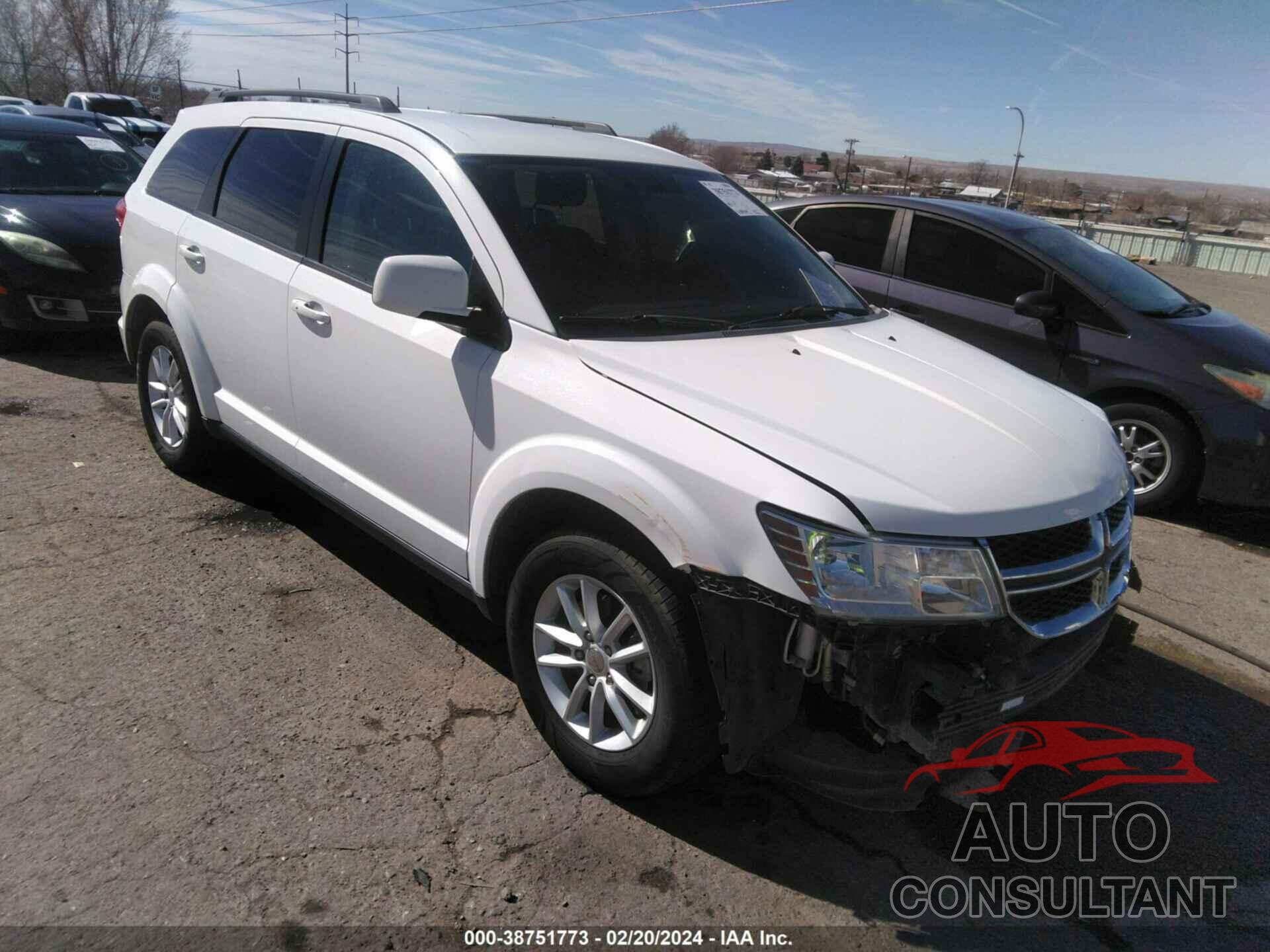 DODGE JOURNEY 2016 - 3C4PDCBB2GT191582