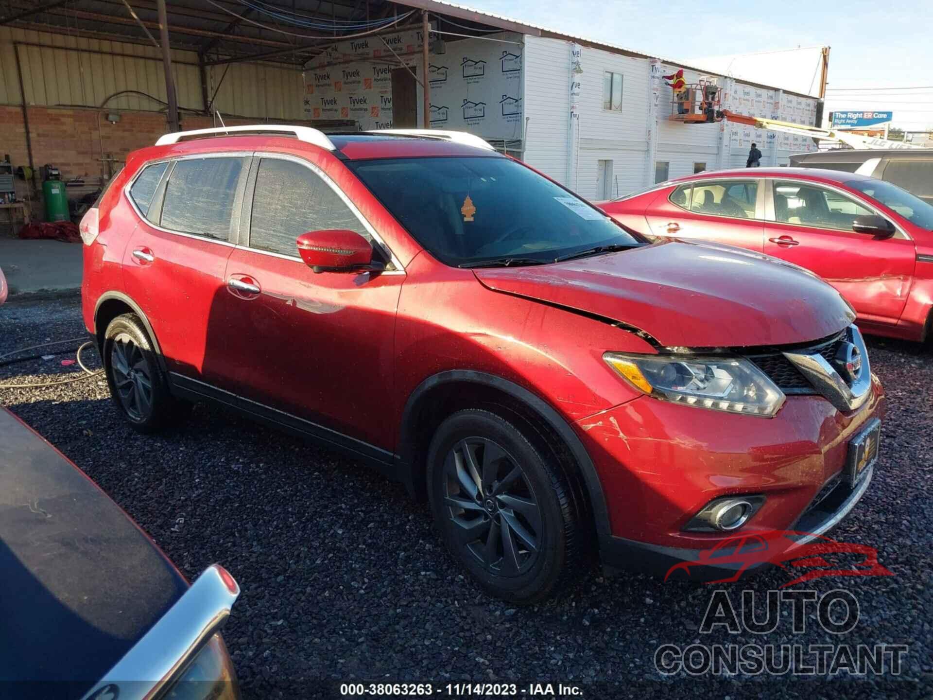 NISSAN ROGUE 2016 - 5N1AT2MV8GC912344