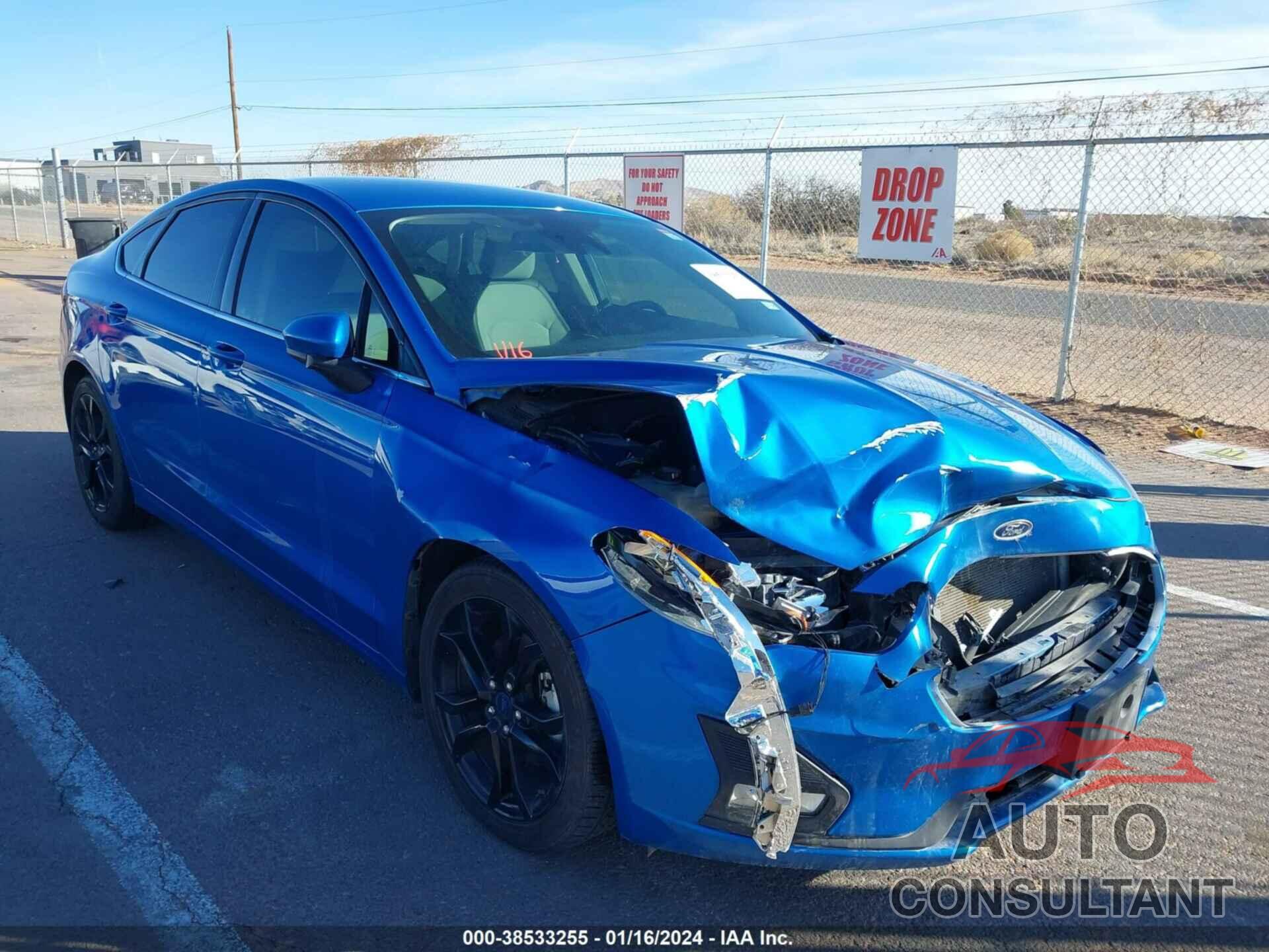 FORD FUSION 2020 - 3FA6P0HD1LR168849