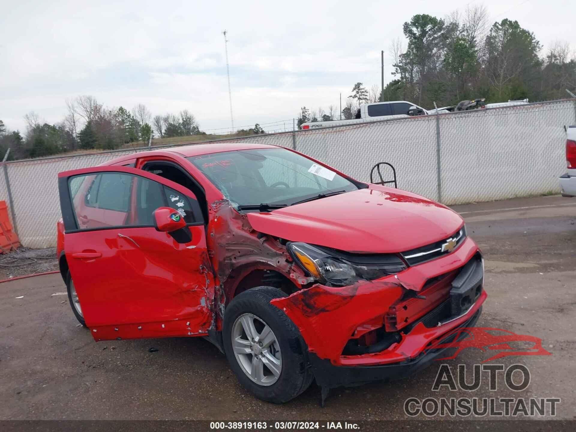 CHEVROLET TRAX 2020 - KL7CJKSB9LB351662