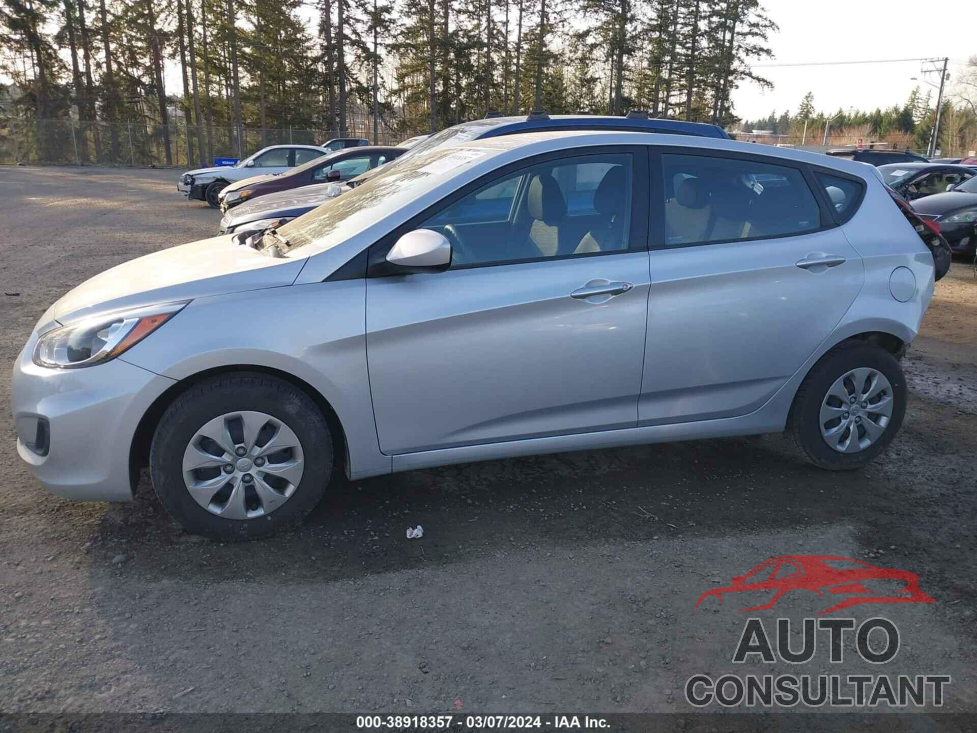 HYUNDAI ACCENT 2017 - KMHCT5AE6HU336277