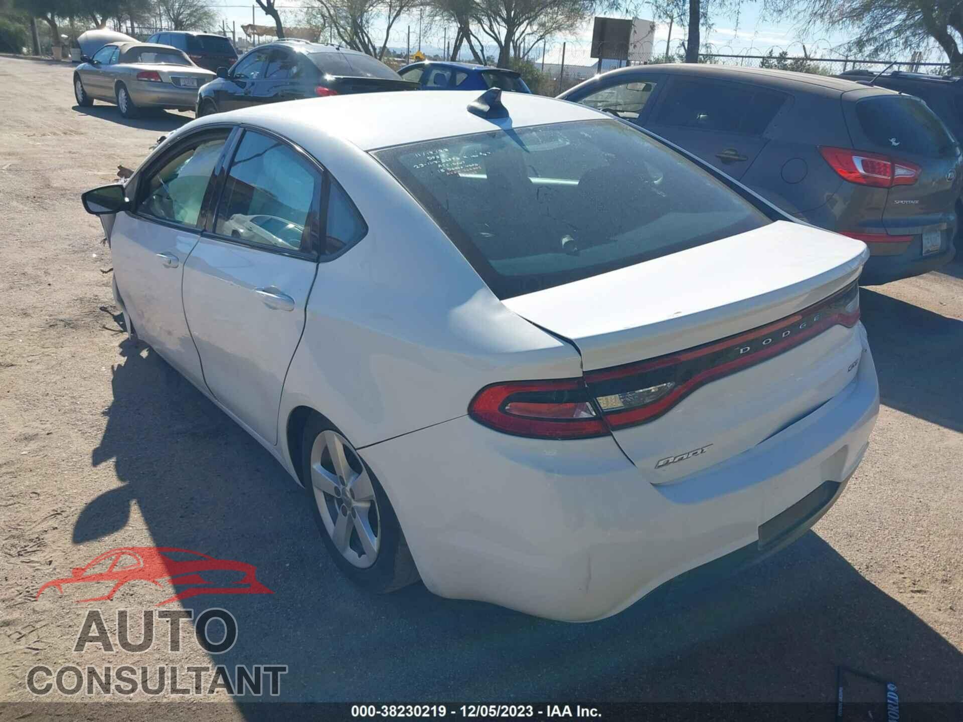 DODGE DART 2015 - 1C3CDFBB1FD286367
