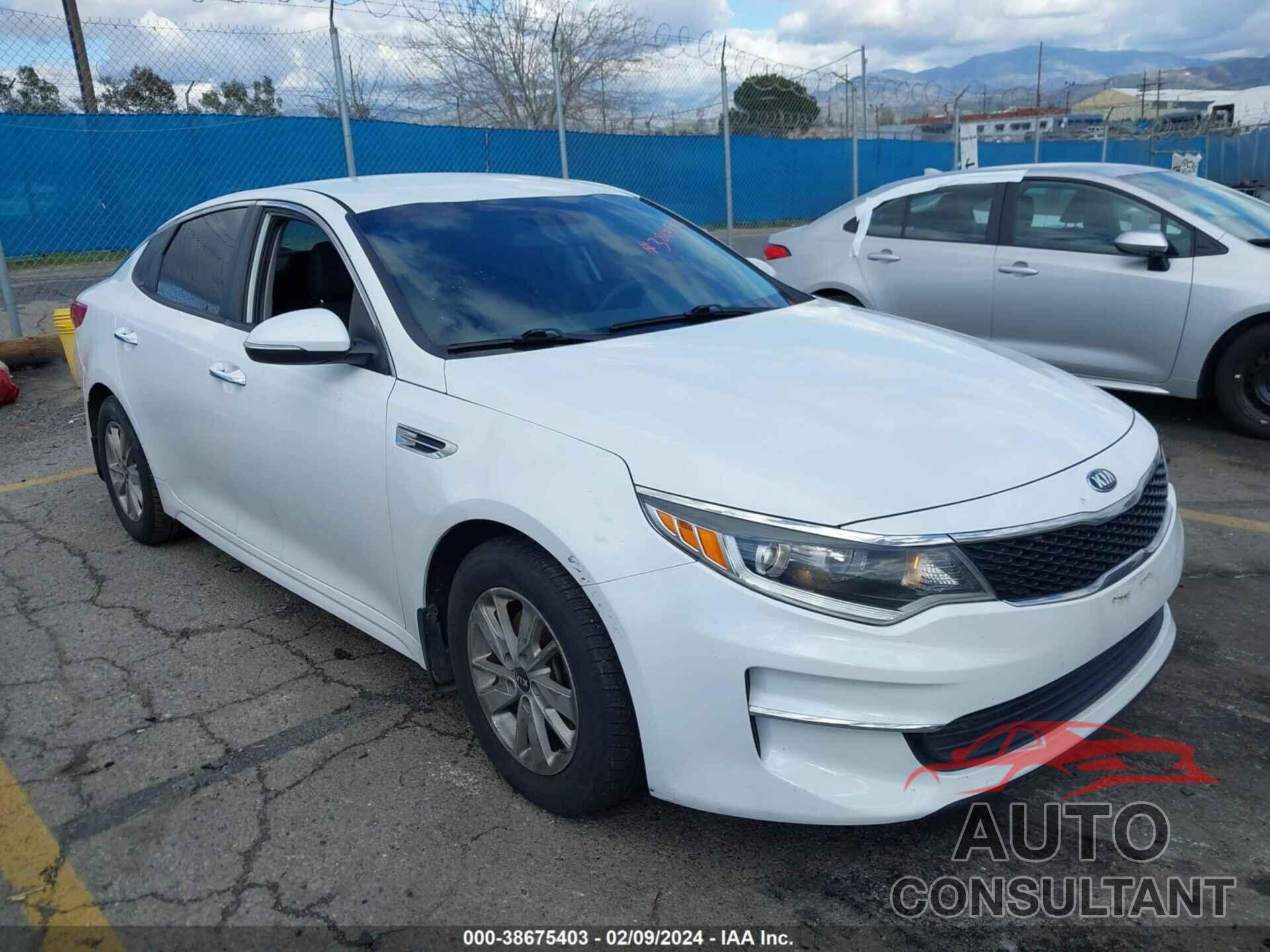 KIA OPTIMA 2016 - 5XXGT4L37GG036506