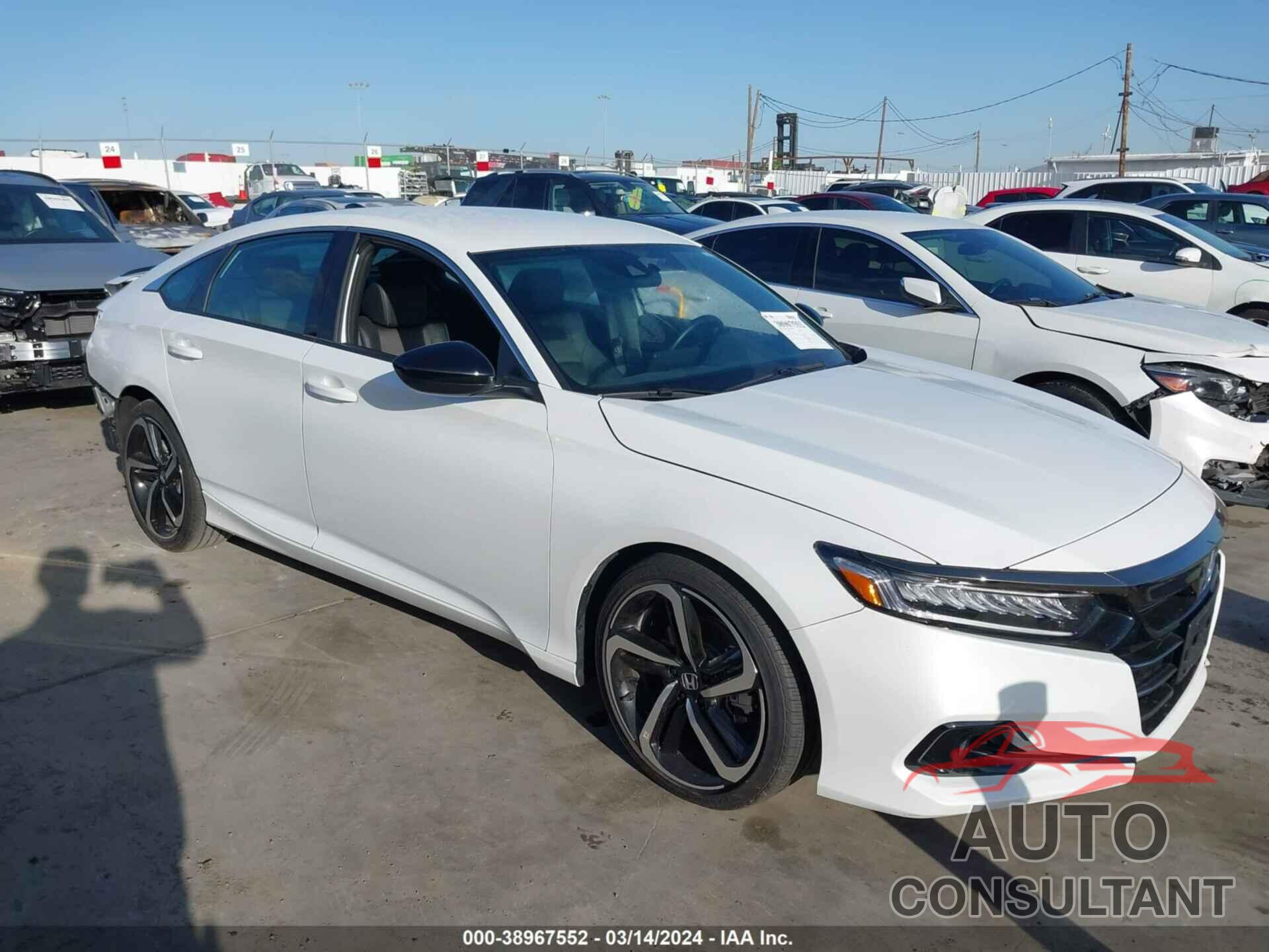 HONDA ACCORD 2022 - 1HGCV1F33NA116625
