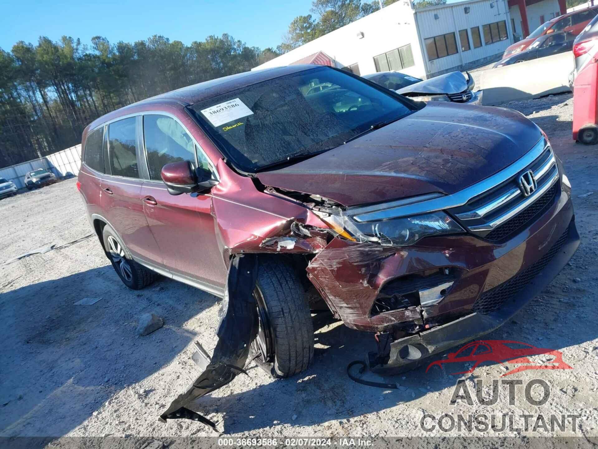 HONDA PILOT 2016 - 5FNYF5H55GB042660