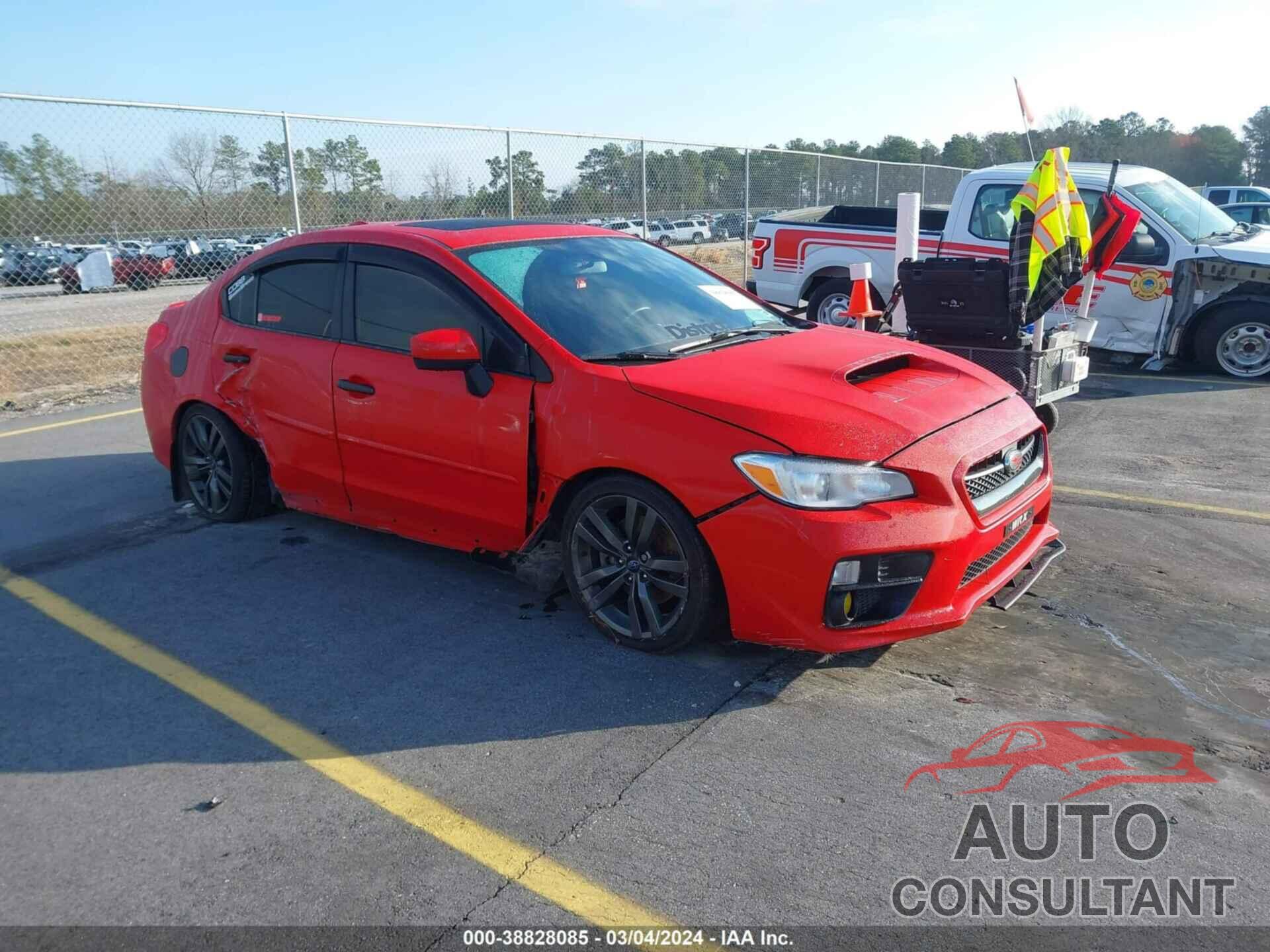 SUBARU WRX 2016 - JF1VA1F66G9804920