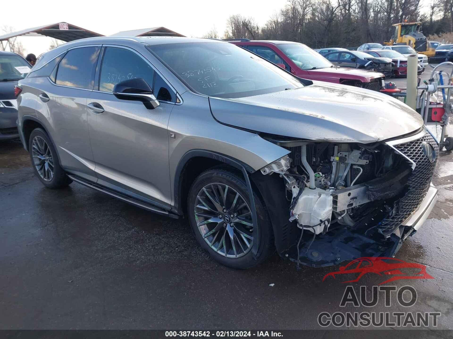 LEXUS RX 350 2017 - 2T2BZMCA9HC127210