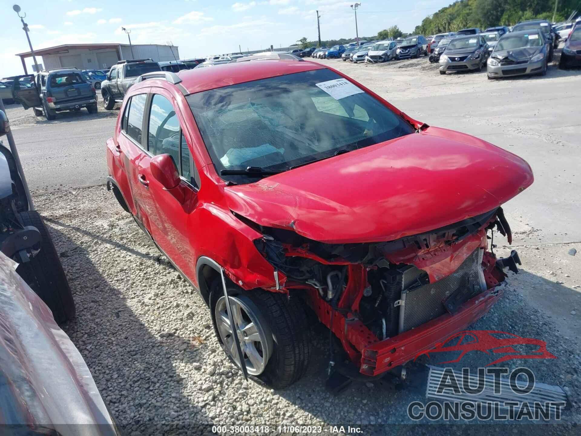 CHEVROLET TRAX 2018 - 3GNCJLSB0JL168193