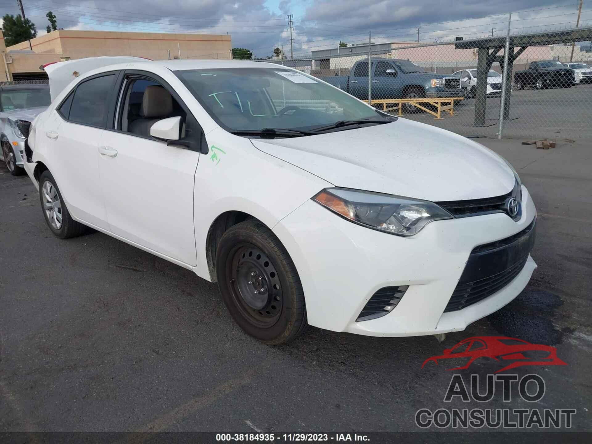 TOYOTA COROLLA 2015 - 5YFBURHE9FP205946